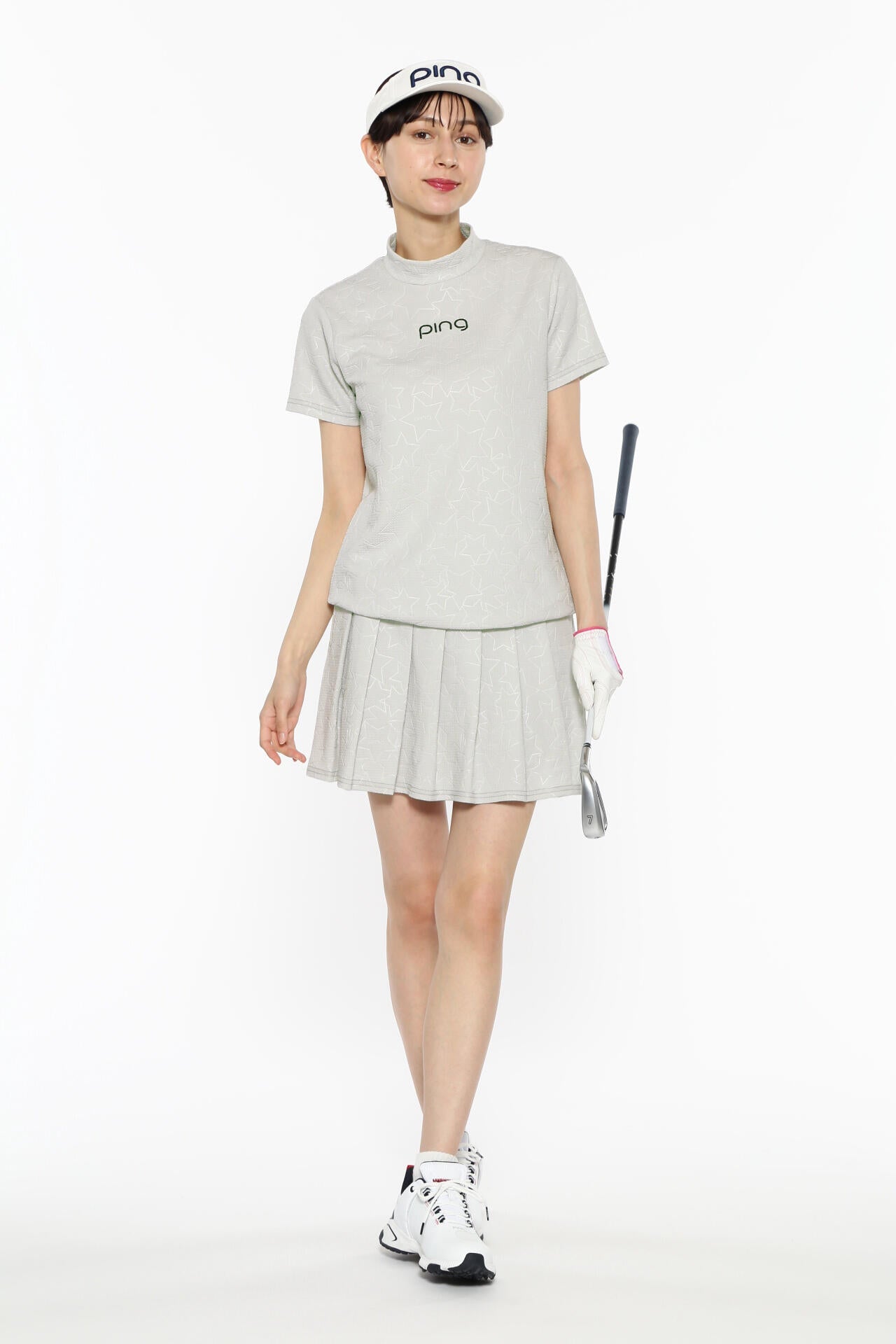 【PING APPAREL】全方向ストレッチ 3Dエンボスジャージースカート <LADIES LINE> (LADIES)