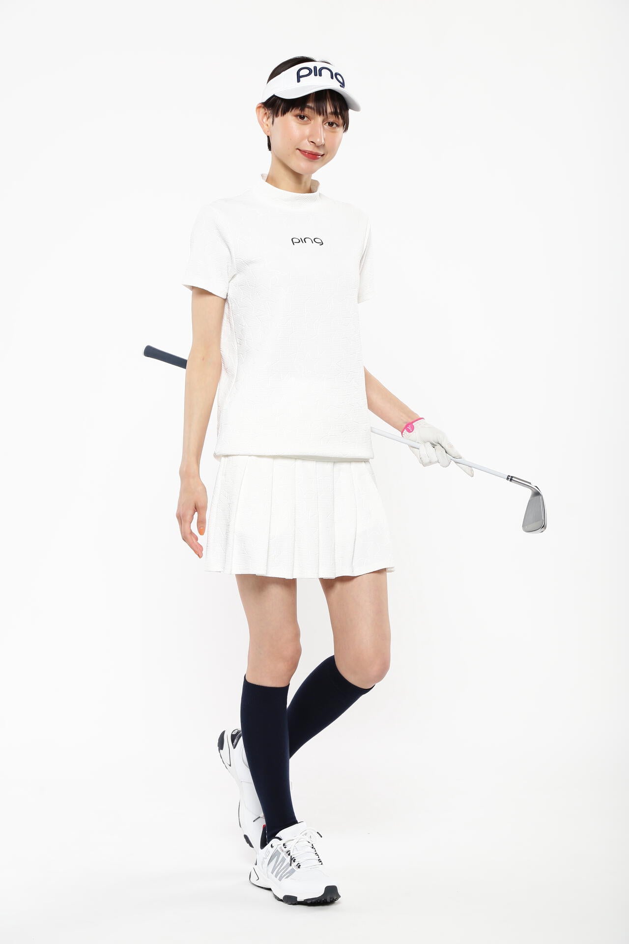 【PING APPAREL】全方向ストレッチ 3Dエンボスジャージースカート <LADIES LINE> (LADIES)