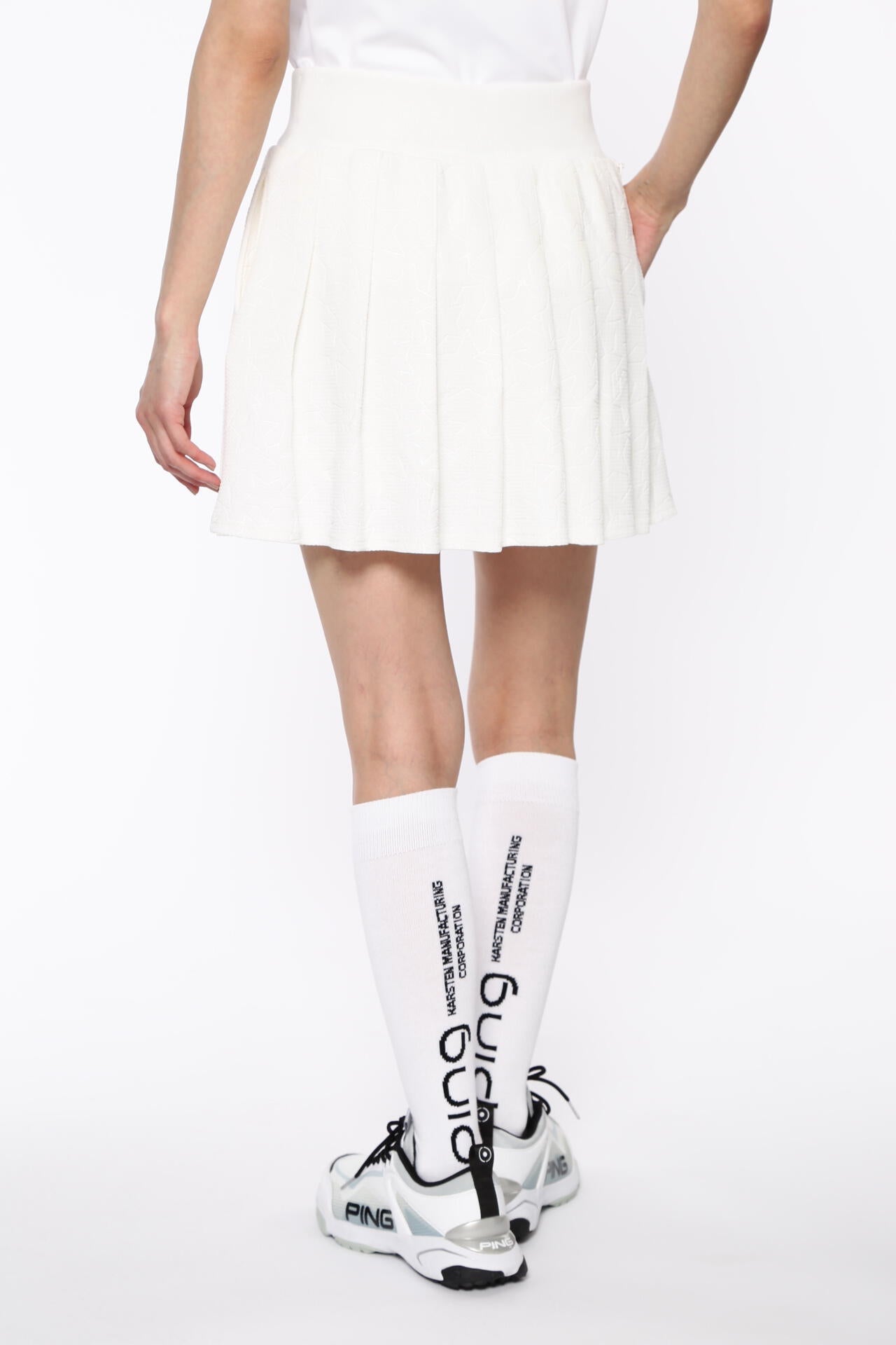 【PING APPAREL】全方向ストレッチ 3Dエンボスジャージースカート <LADIES LINE> (LADIES)