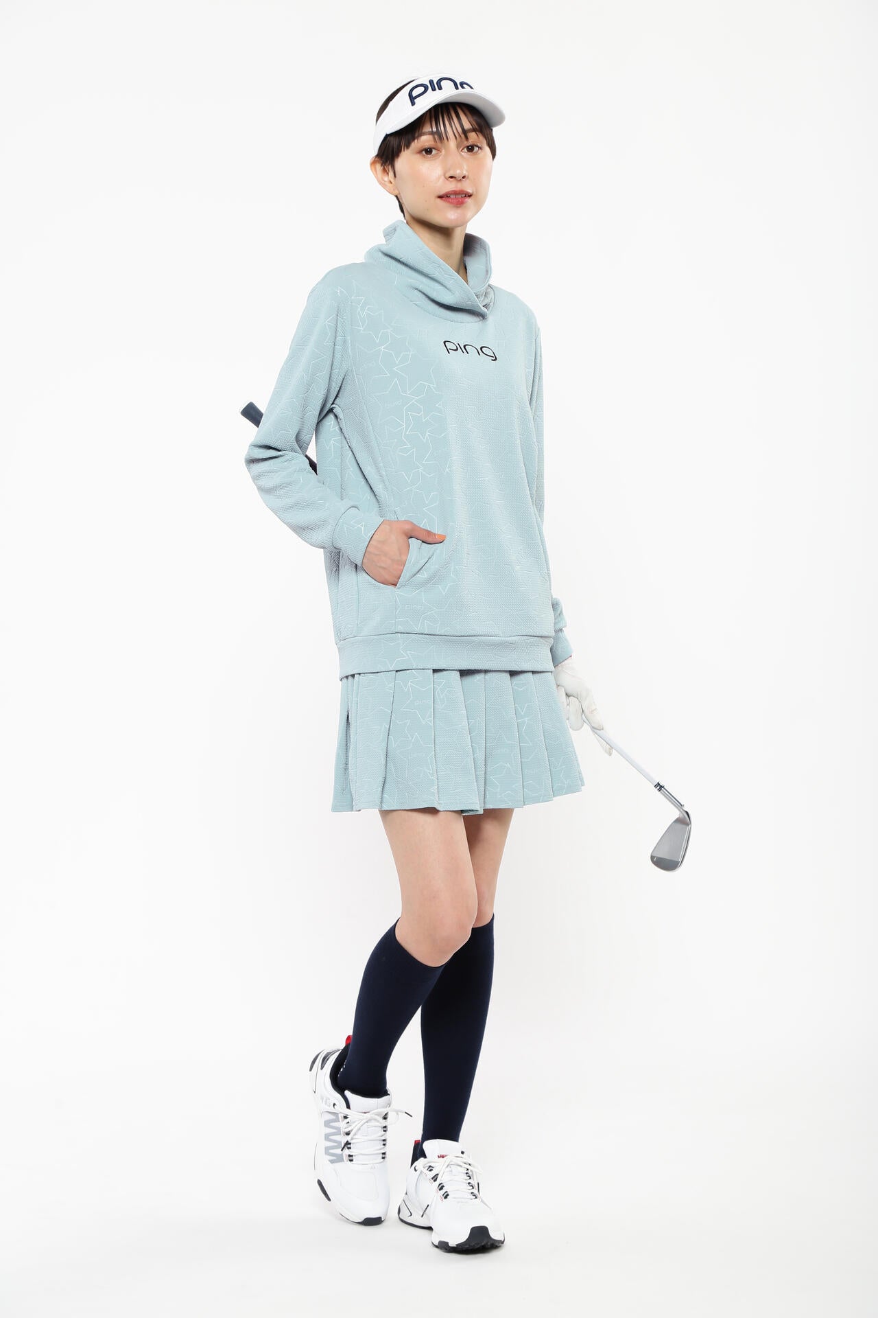 【PING APPAREL】全方向ストレッチ 3Dエンボスジャージースカート <LADIES LINE> (LADIES)