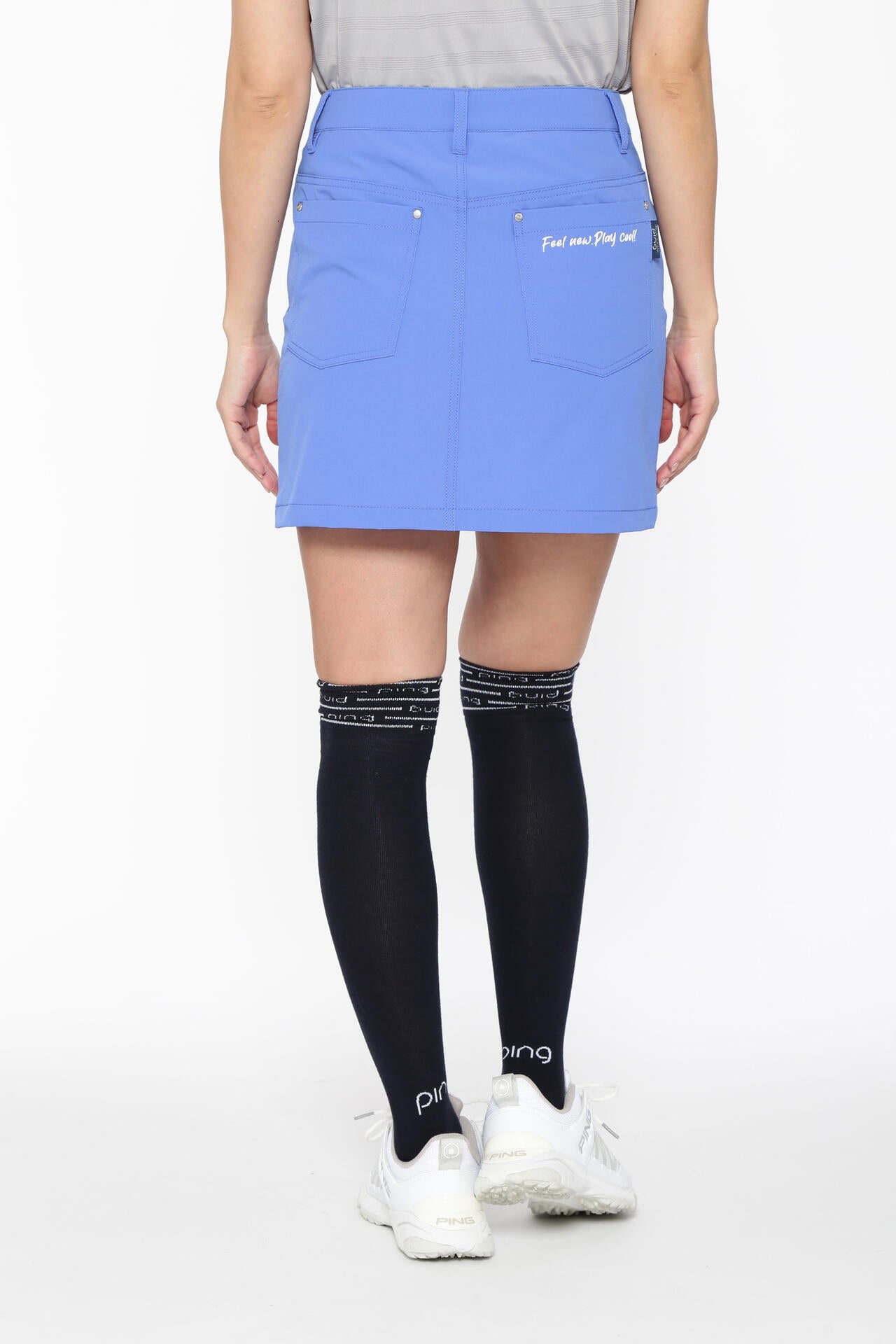 【PING APPAREL】全方向ストレッチ二重織台形スカート <LADIES LINE><NATIVE> (LADIES)