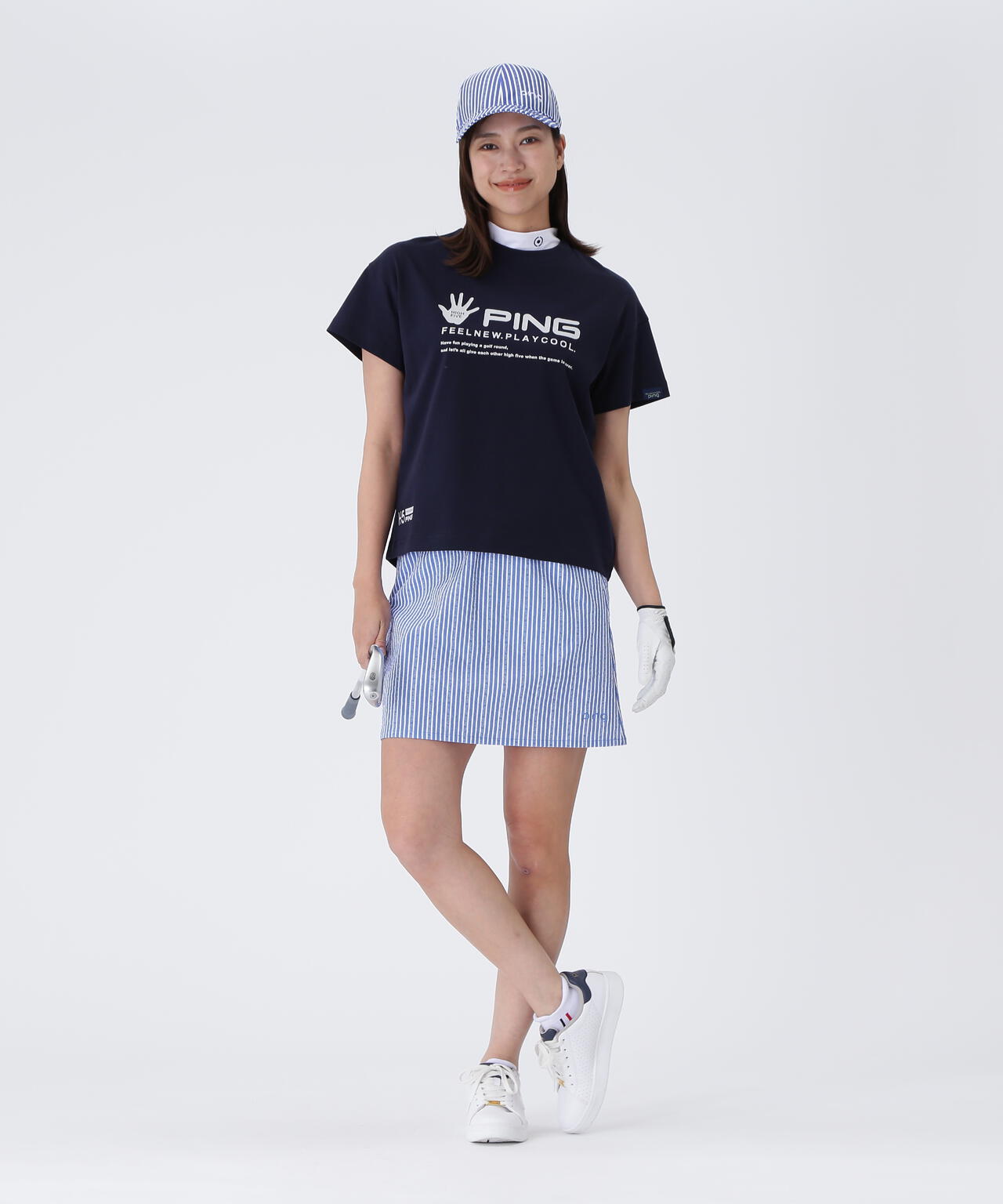 【PING APPAREL】TC天竺 半袖Tシャツ <LADIES LINE><NATIVE> (LADIES)