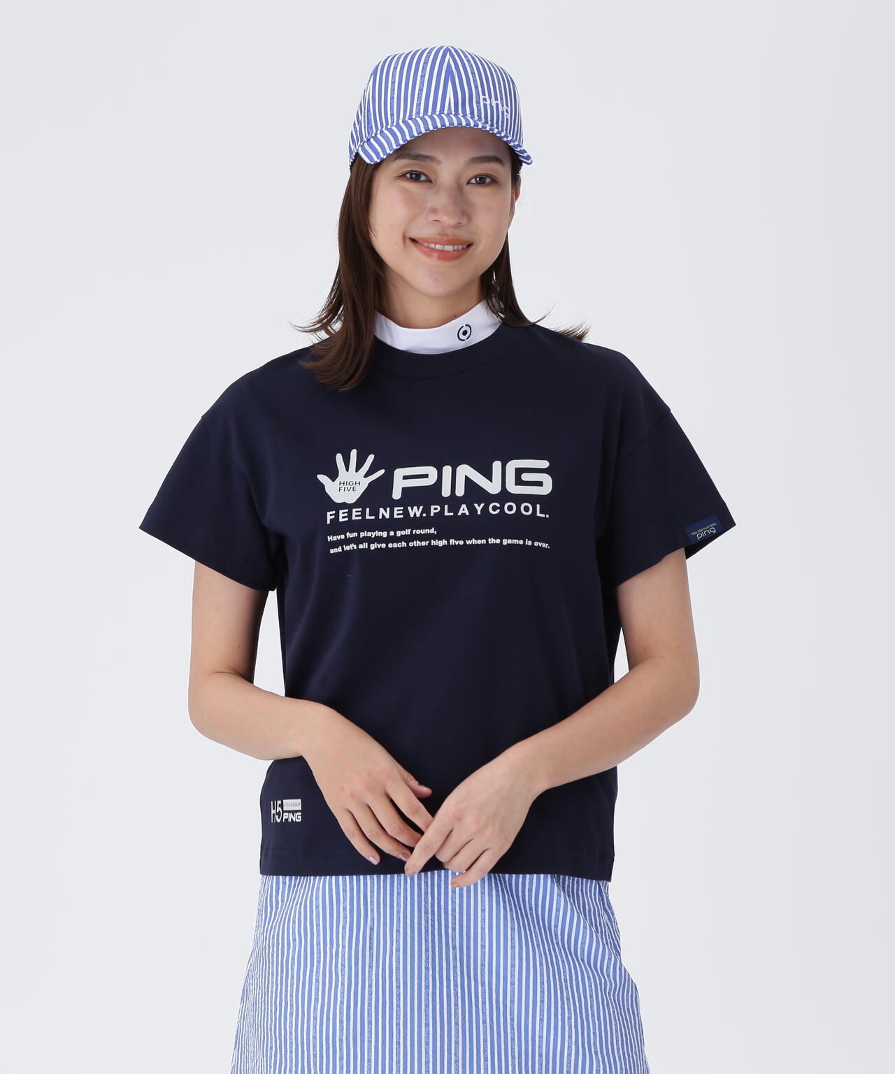 【PING APPAREL】TC天竺 半袖Tシャツ <LADIES LINE><NATIVE> (LADIES)