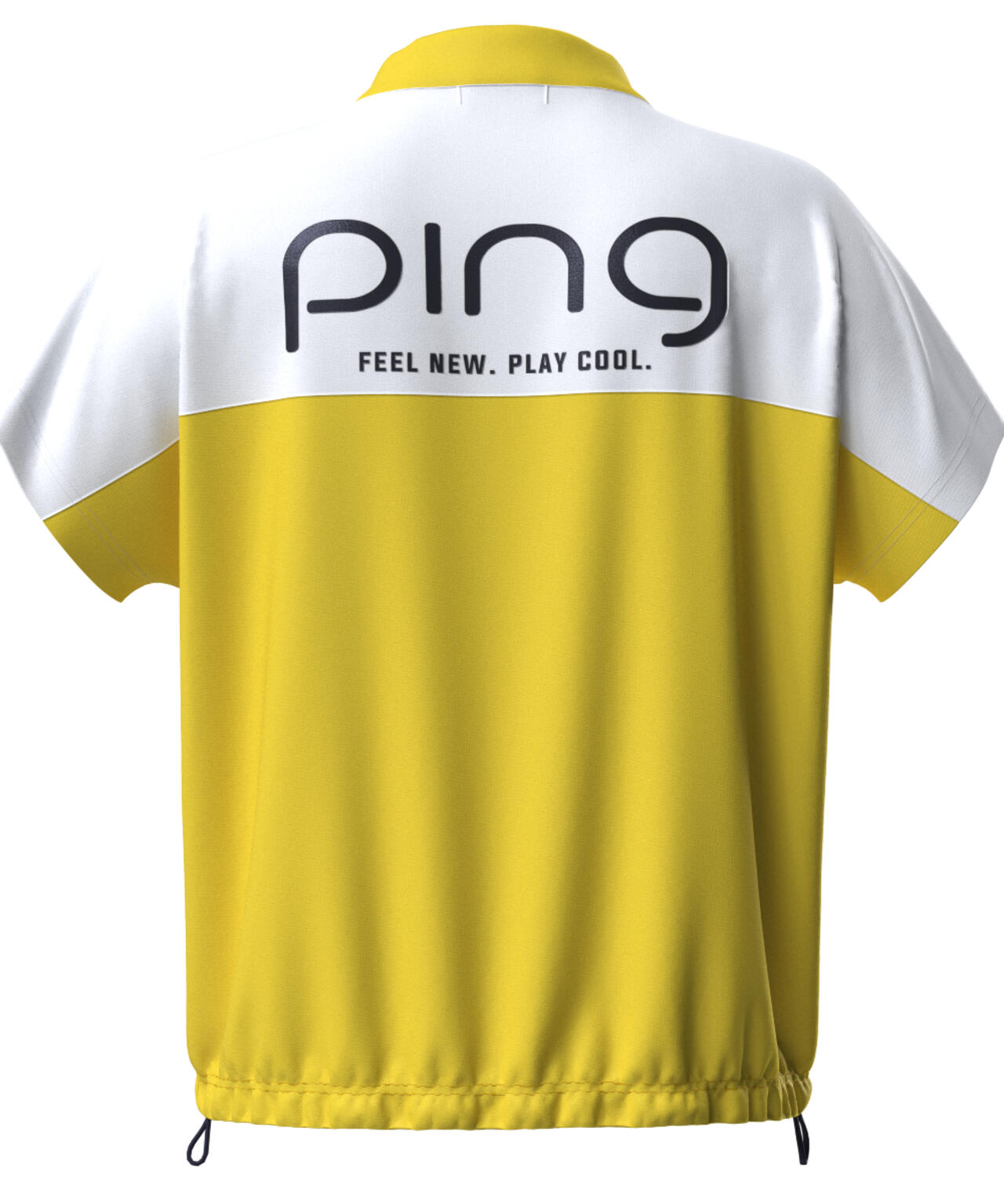 【PING APPAREL】配色半袖ハイネックシャツ <LADIES LINE><NATIVE> (LADIES)