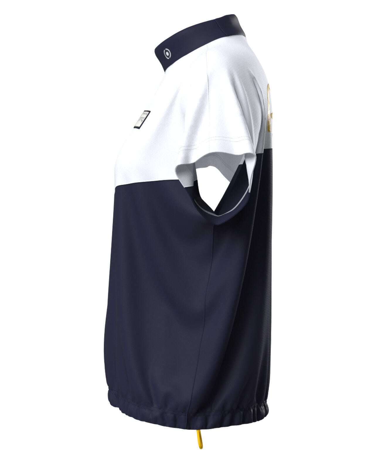 【PING APPAREL】配色半袖ハイネックシャツ <LADIES LINE><NATIVE> (LADIES)