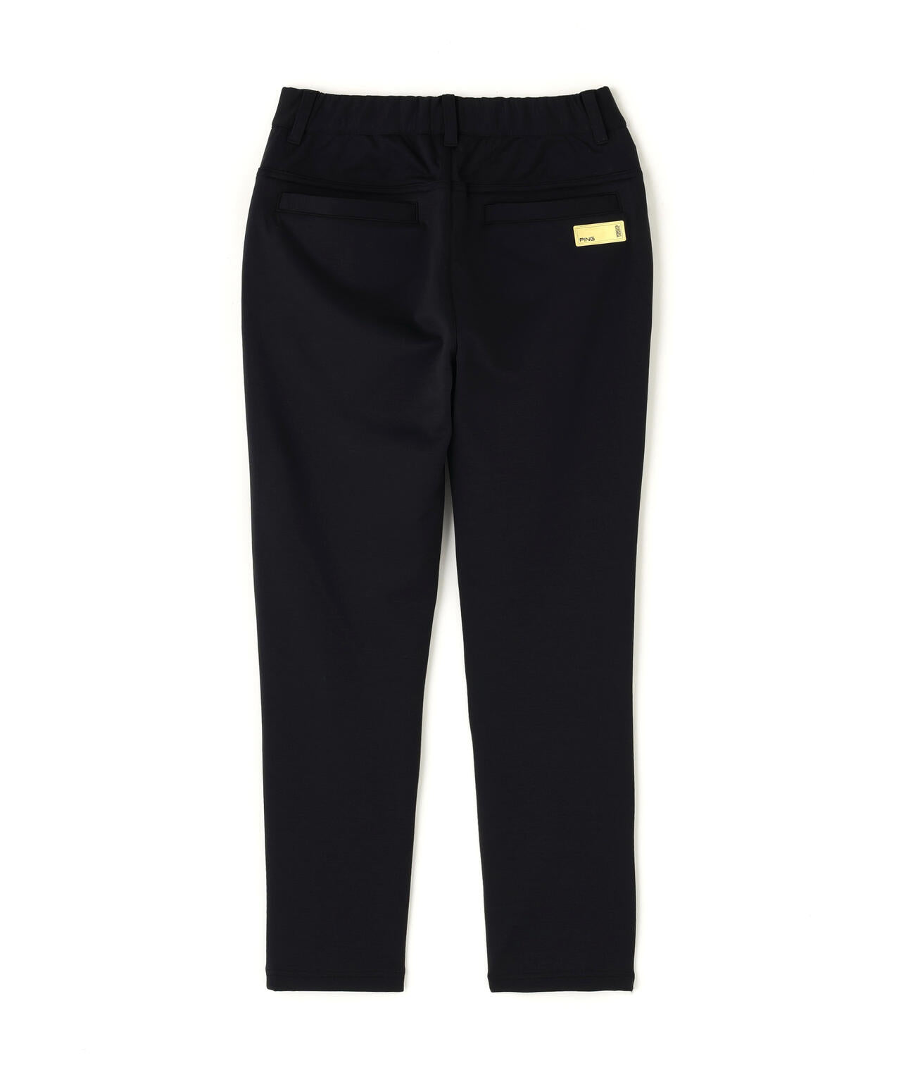 【PING APPAREL】全方向ストレッチ 接結裏メッシュスウェットテーパードパンツ <GOLD> (LADIES)