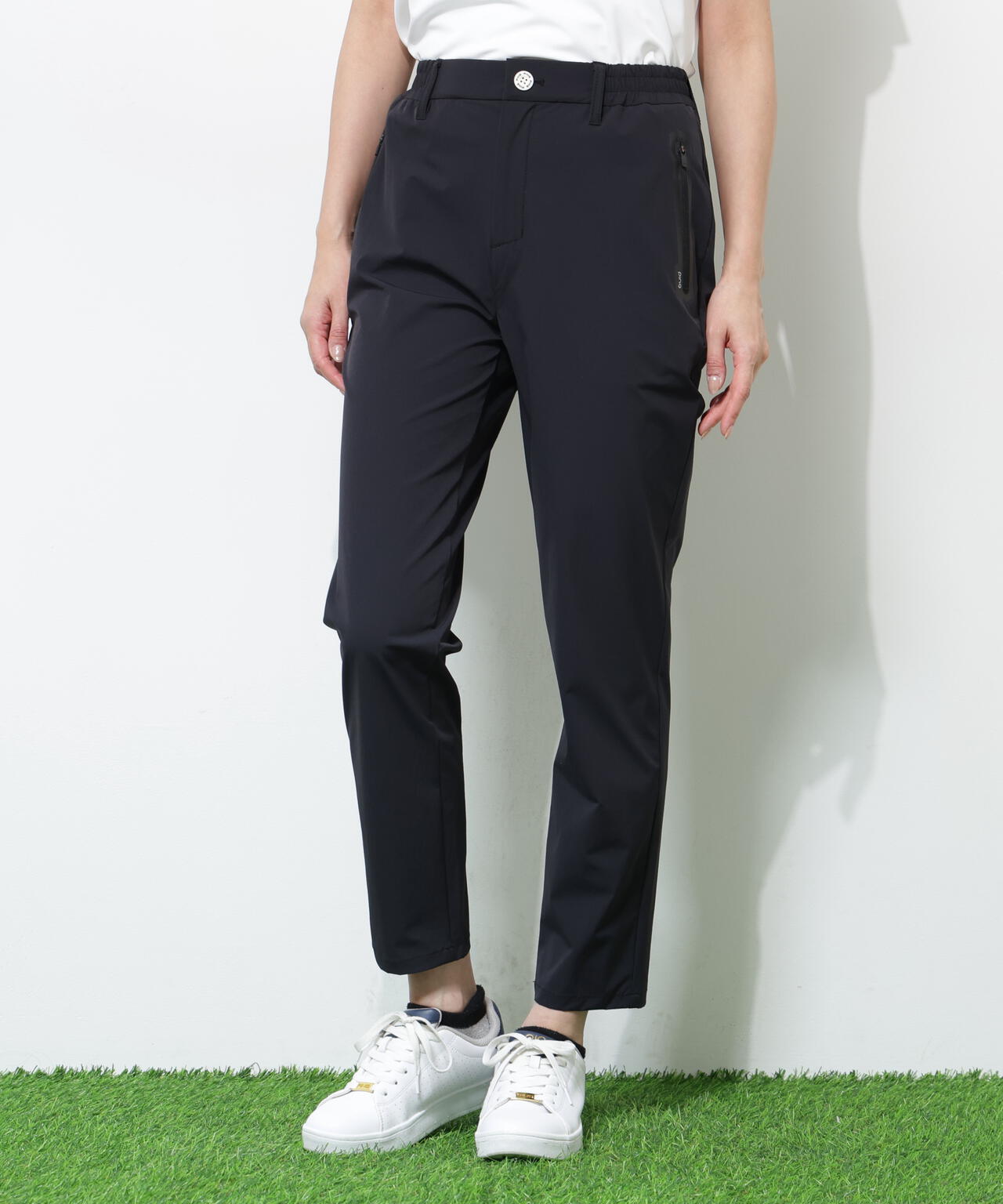 【PING APPAREL】ストレッチ冷感テーパードパンツ <GOLD> (LADIES)