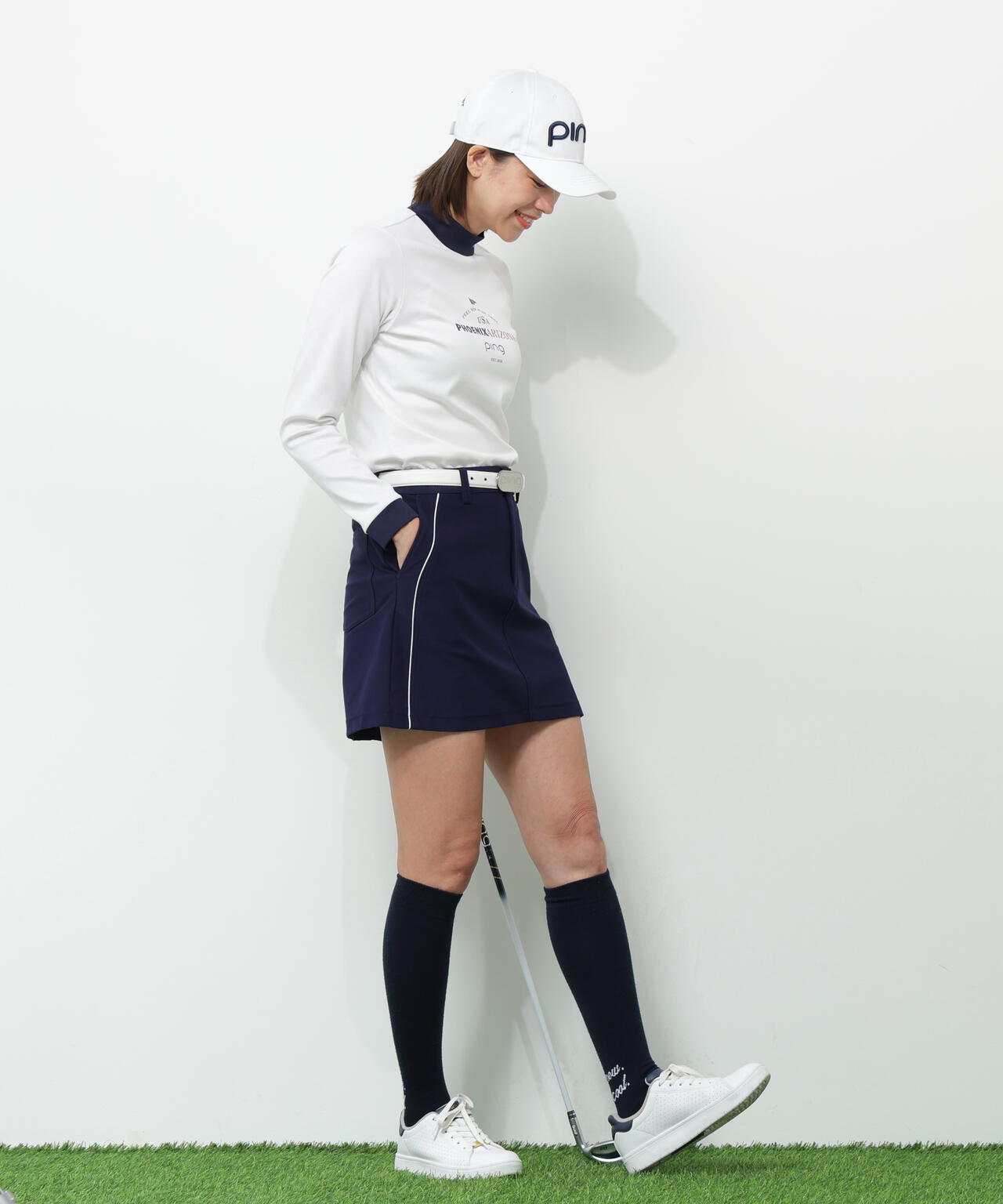 【PING APPAREL】全方向ストレッチツイル台形スカート <NATIVE> (LADIES)