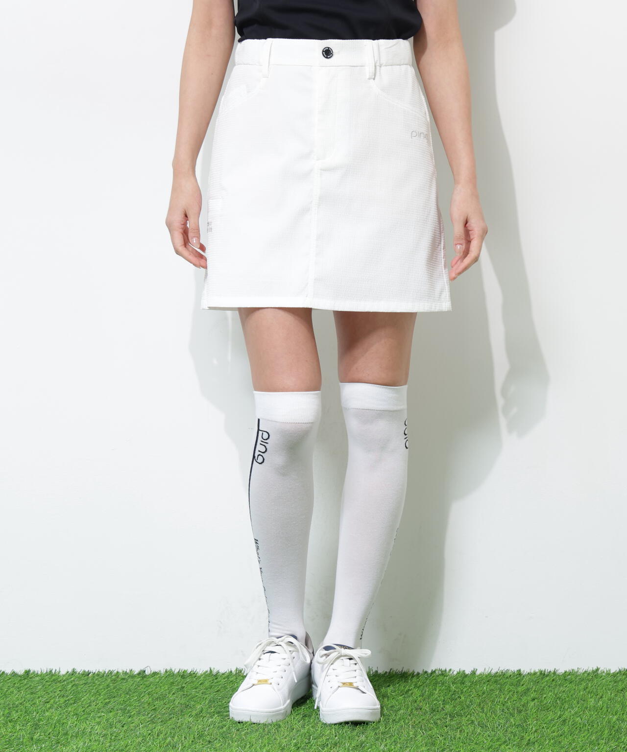 【PING APPAREL】ストレッチサッカースカート <GOLD> (LADIES)