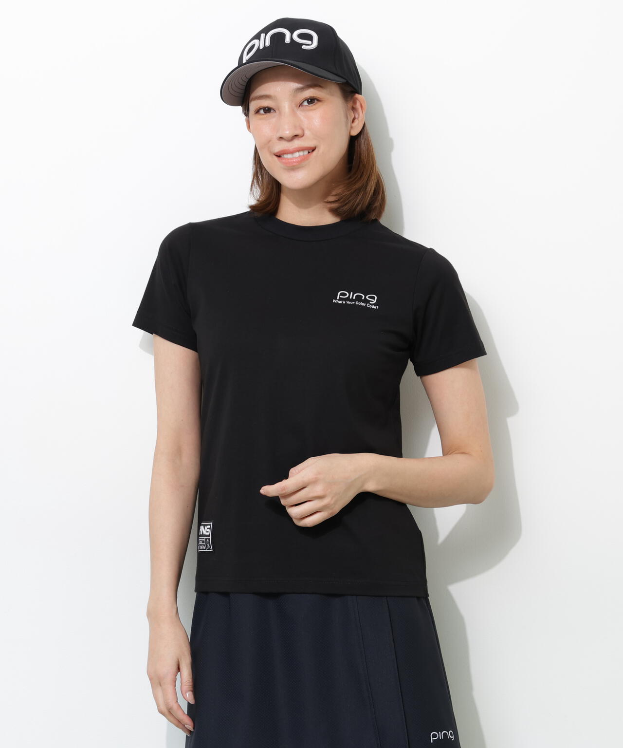 【PING APPAREL】PEカノコTシャツ <GOLD> (LADIES)
