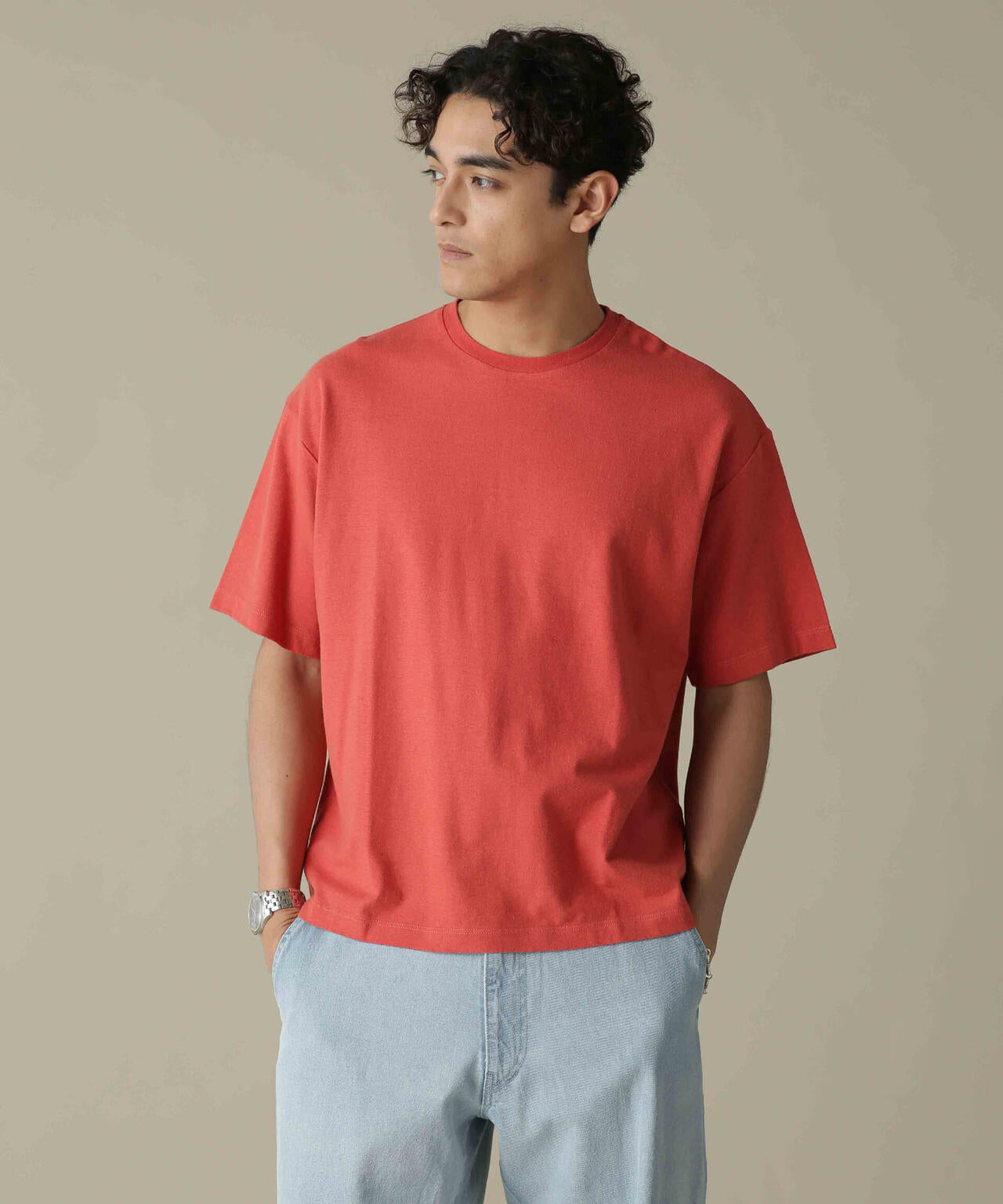 「NJ/CLUB」HOMESTOCK ガーメントダイコットンヘンプTシャツ
