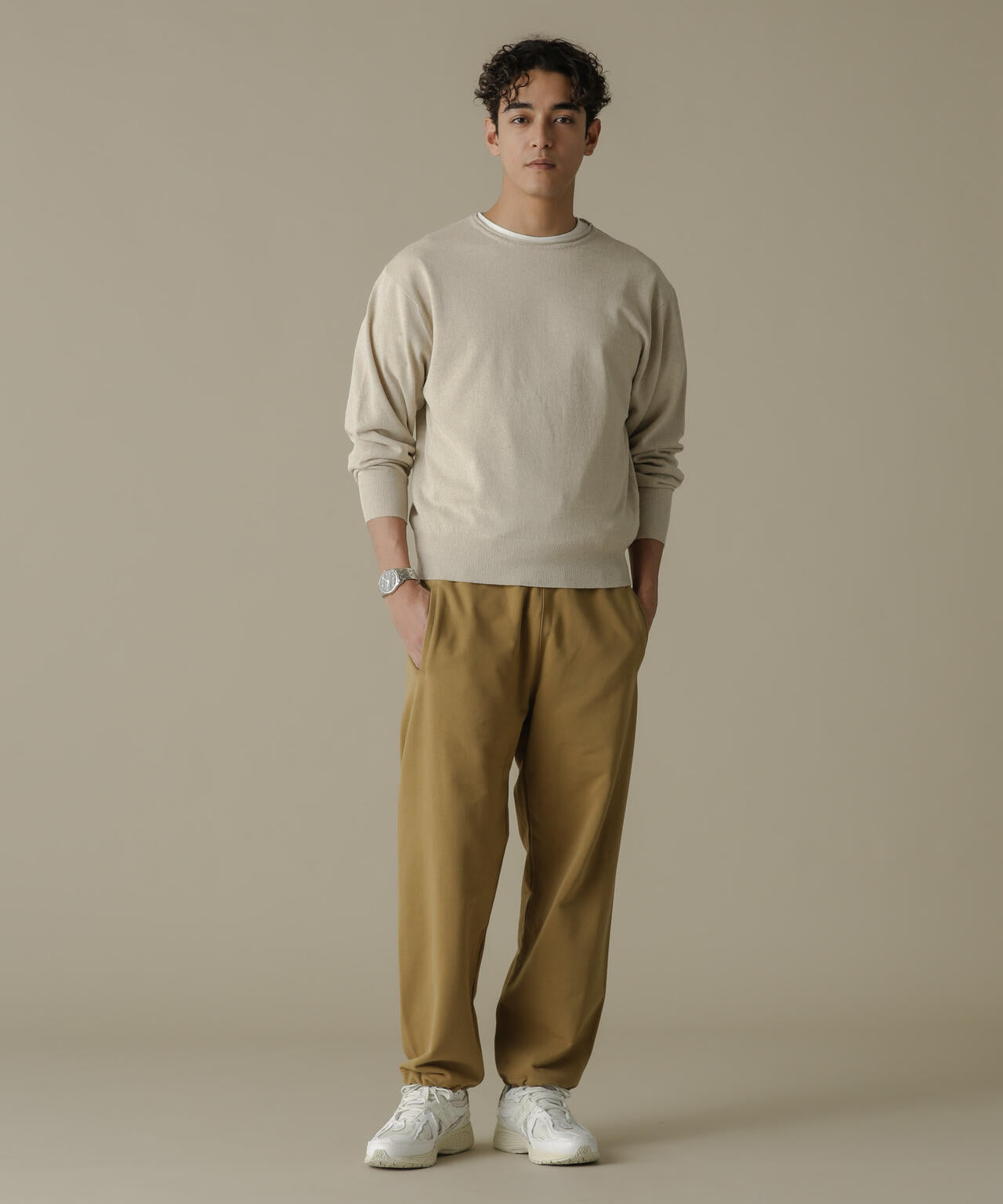 「NJ/CLUB」HOMESTOCK SORONA裏毛2WAYスウェットパンツ(セットアップ可)