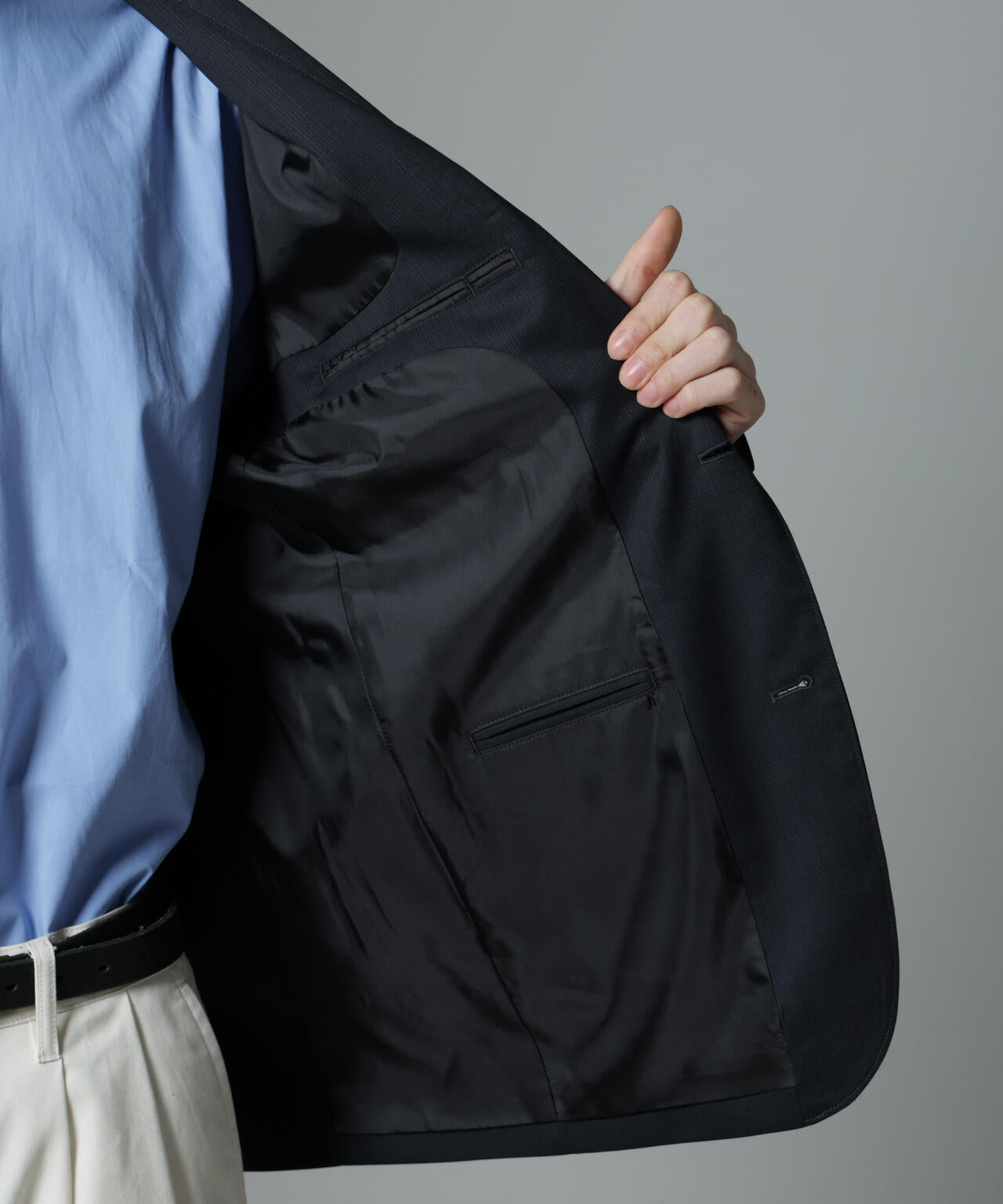 「N JACKET PREMIUM」RENU(R)T/Wシャドーチェックジャケット(セットアップ可)
