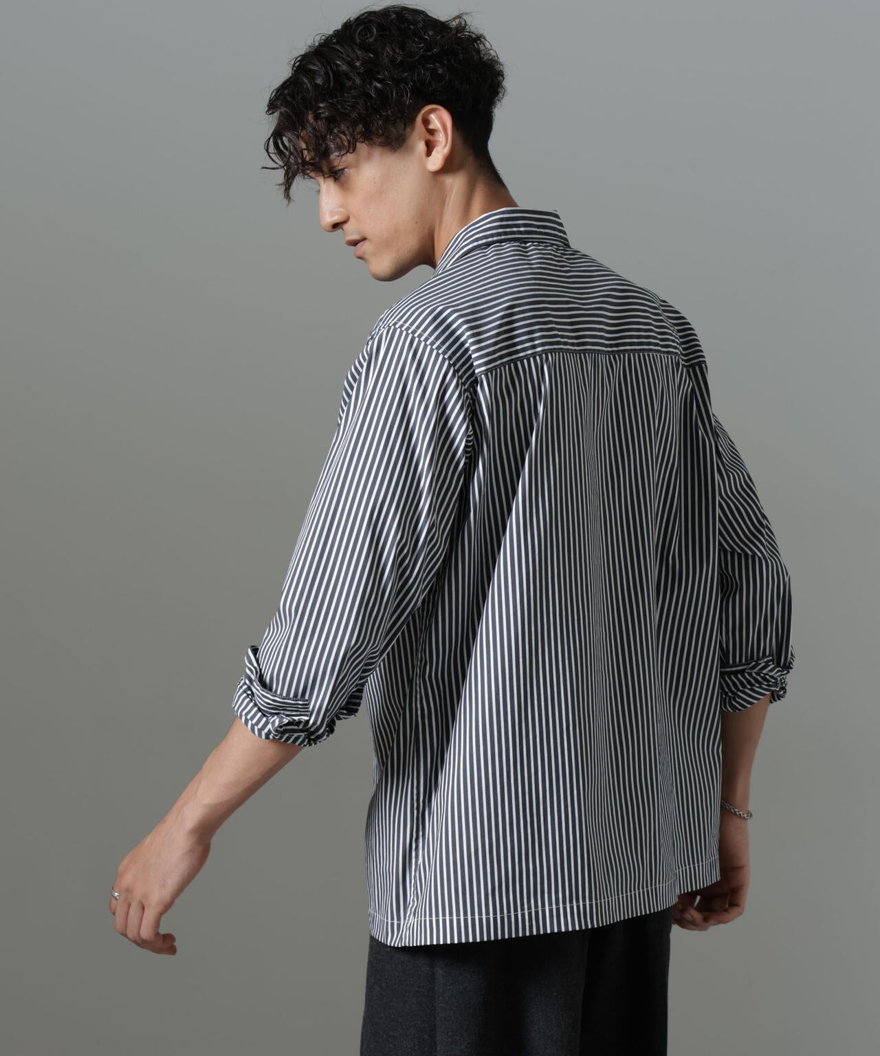 「NJ/CLUB」HOMESTOCK ストライプシャツ