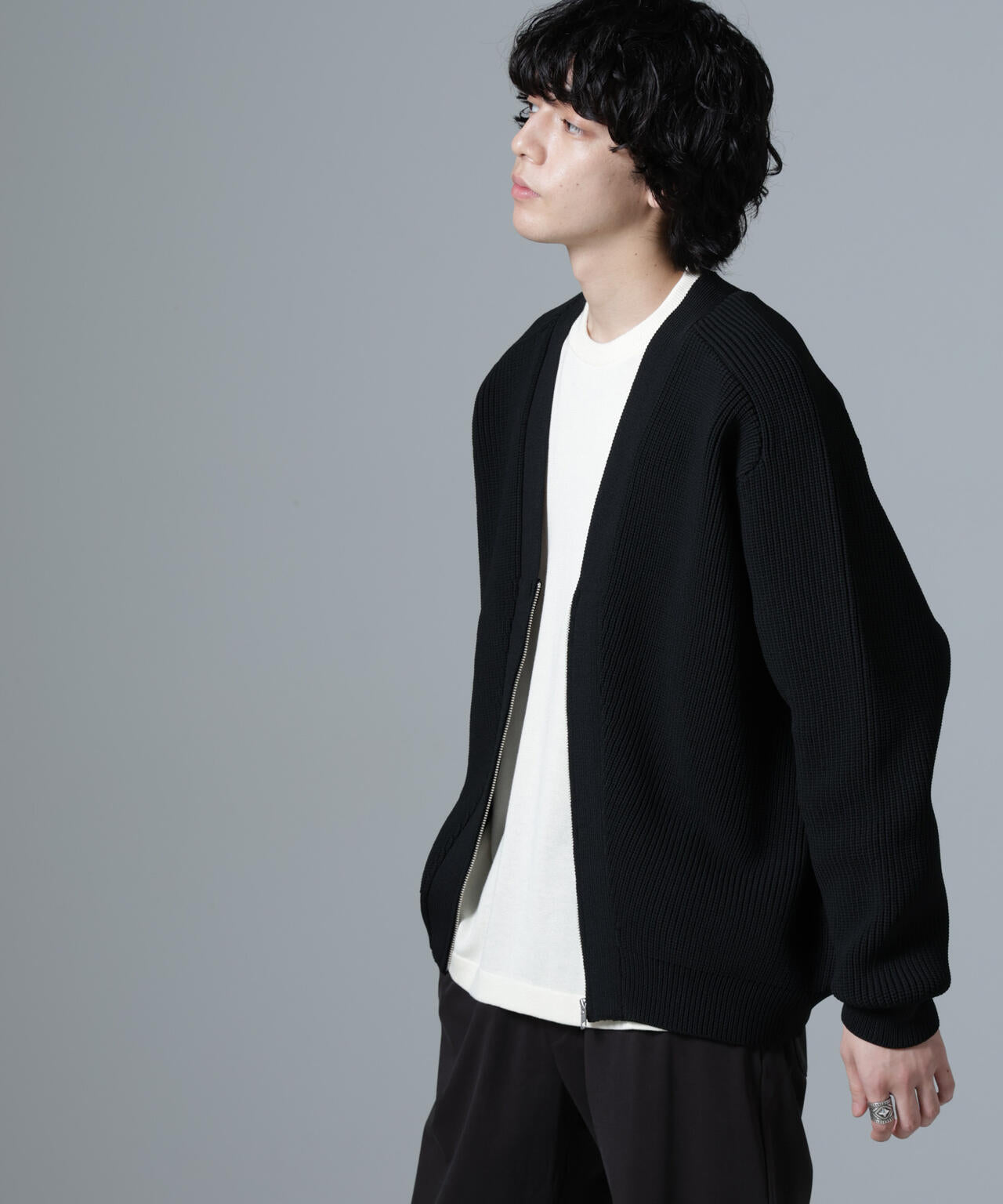 スポンディッシュZIPカーディガン