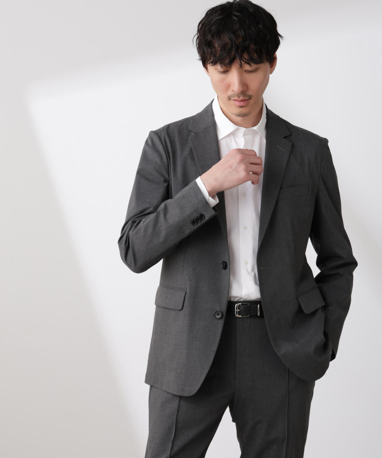 「N JACKET BASIC」トロピカルストレッチジャケット(セットアップ可)