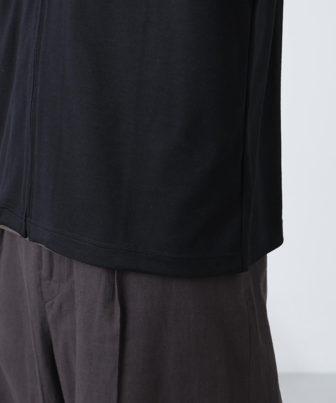 「ALL-DAYS COMFORT 100% WOOL」 ZIPプルオーバー