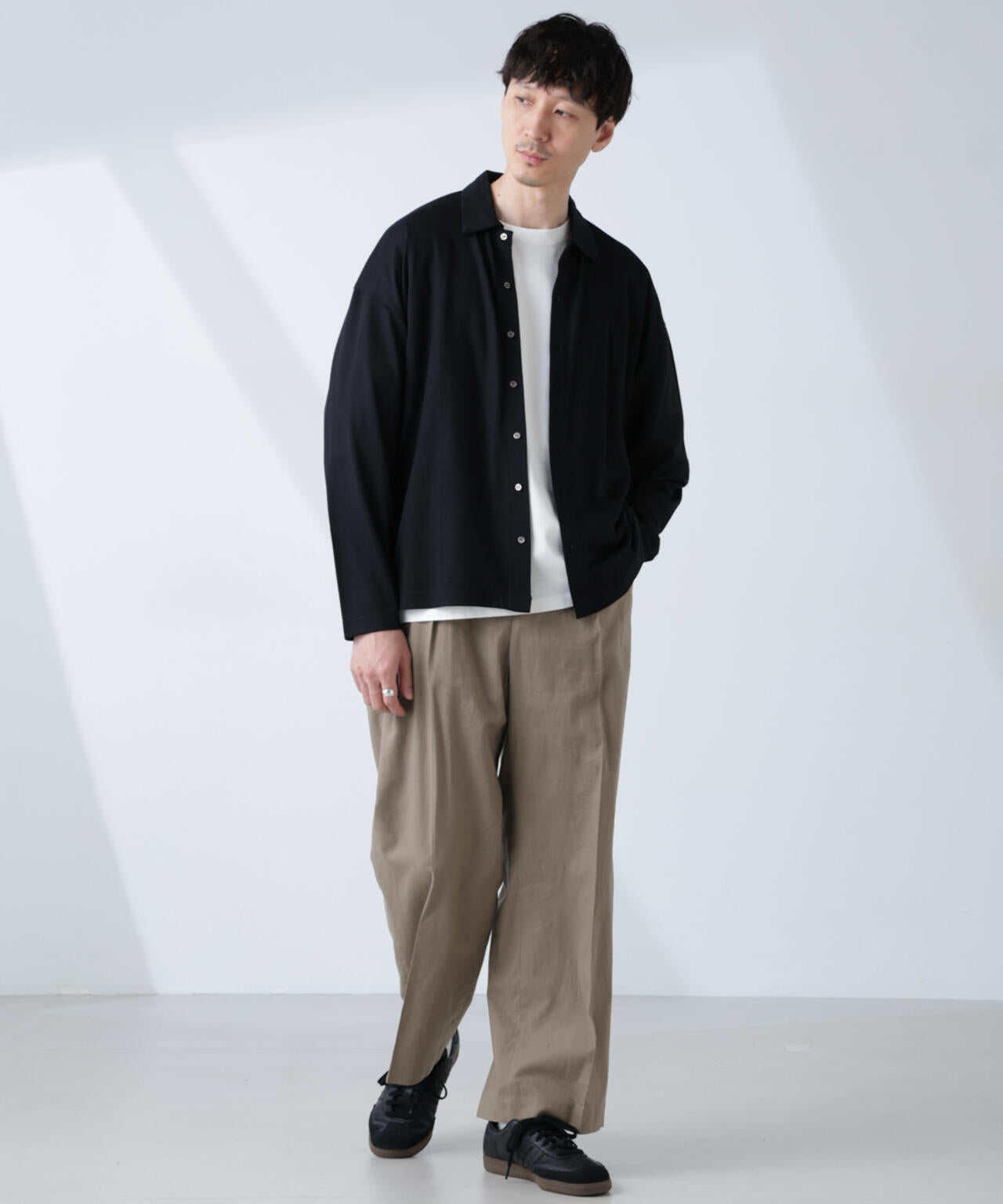 「ALL-DAYS COMFORT 100% WOOL」 シャツカーディガン