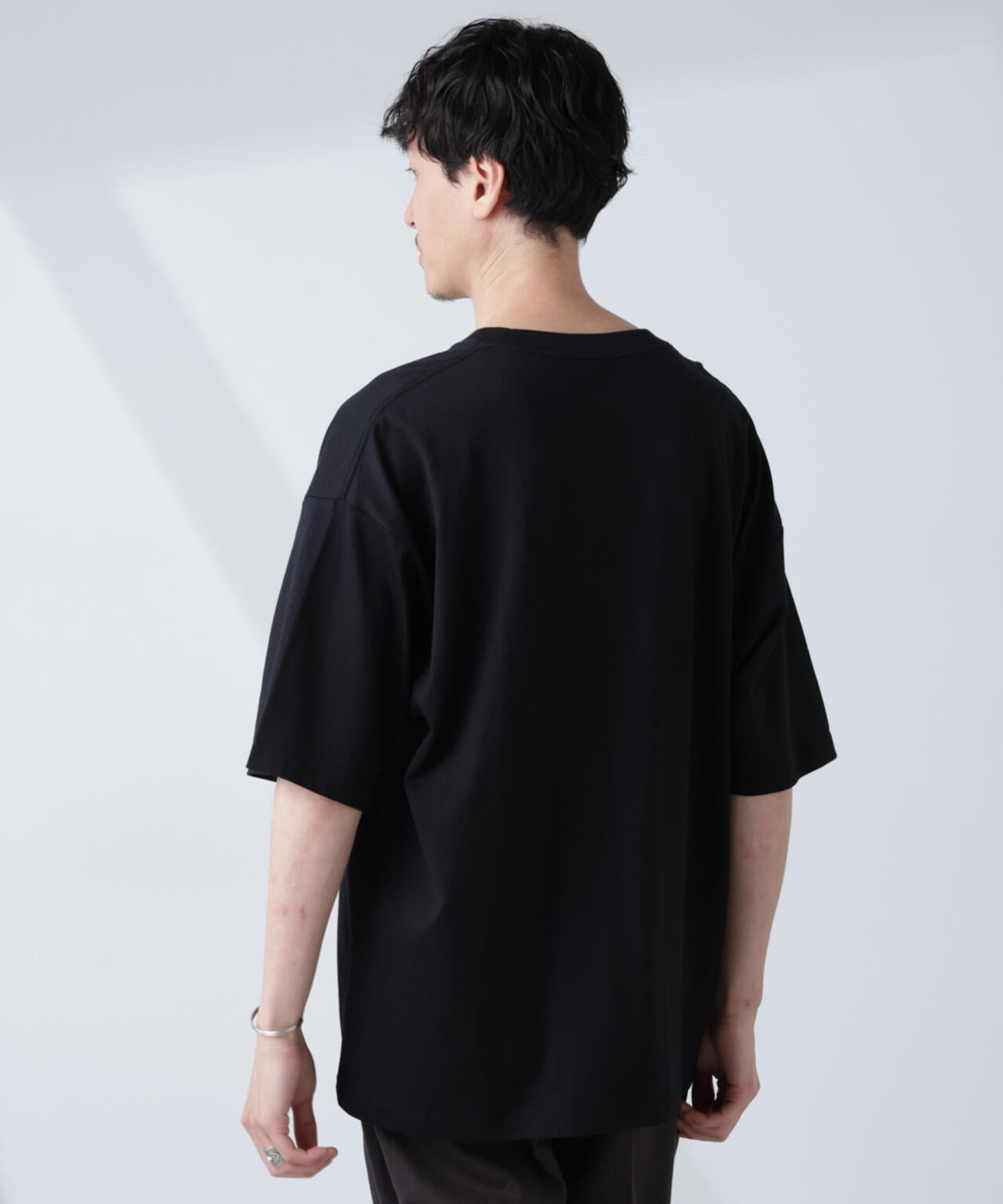 WEB限定/Anti Soaked(R) 汗染み防止 クルーネック ビッグシルエットTシャツ