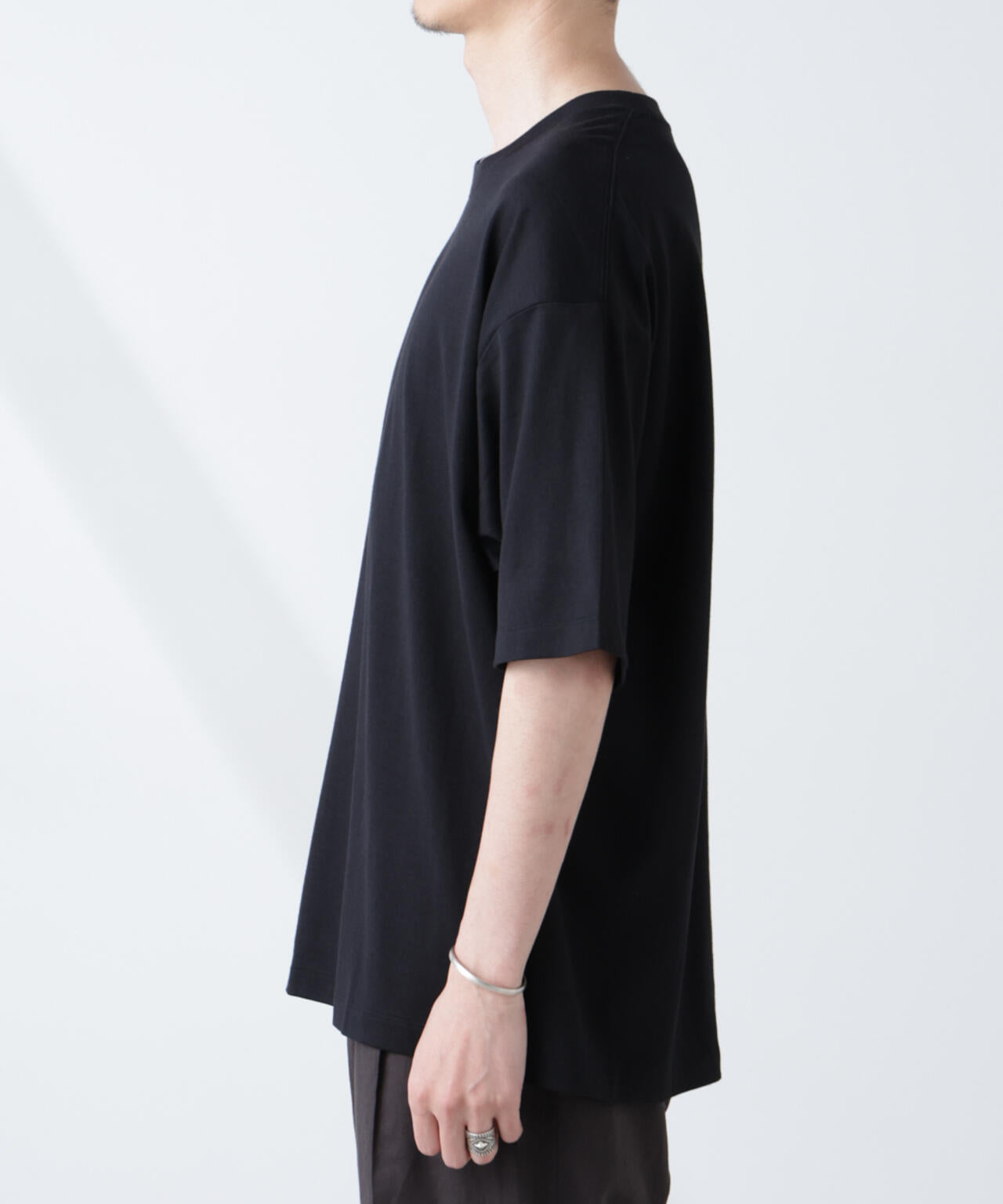 WEB限定/Anti Soaked(R) 汗染み防止 クルーネック ビッグシルエットTシャツ