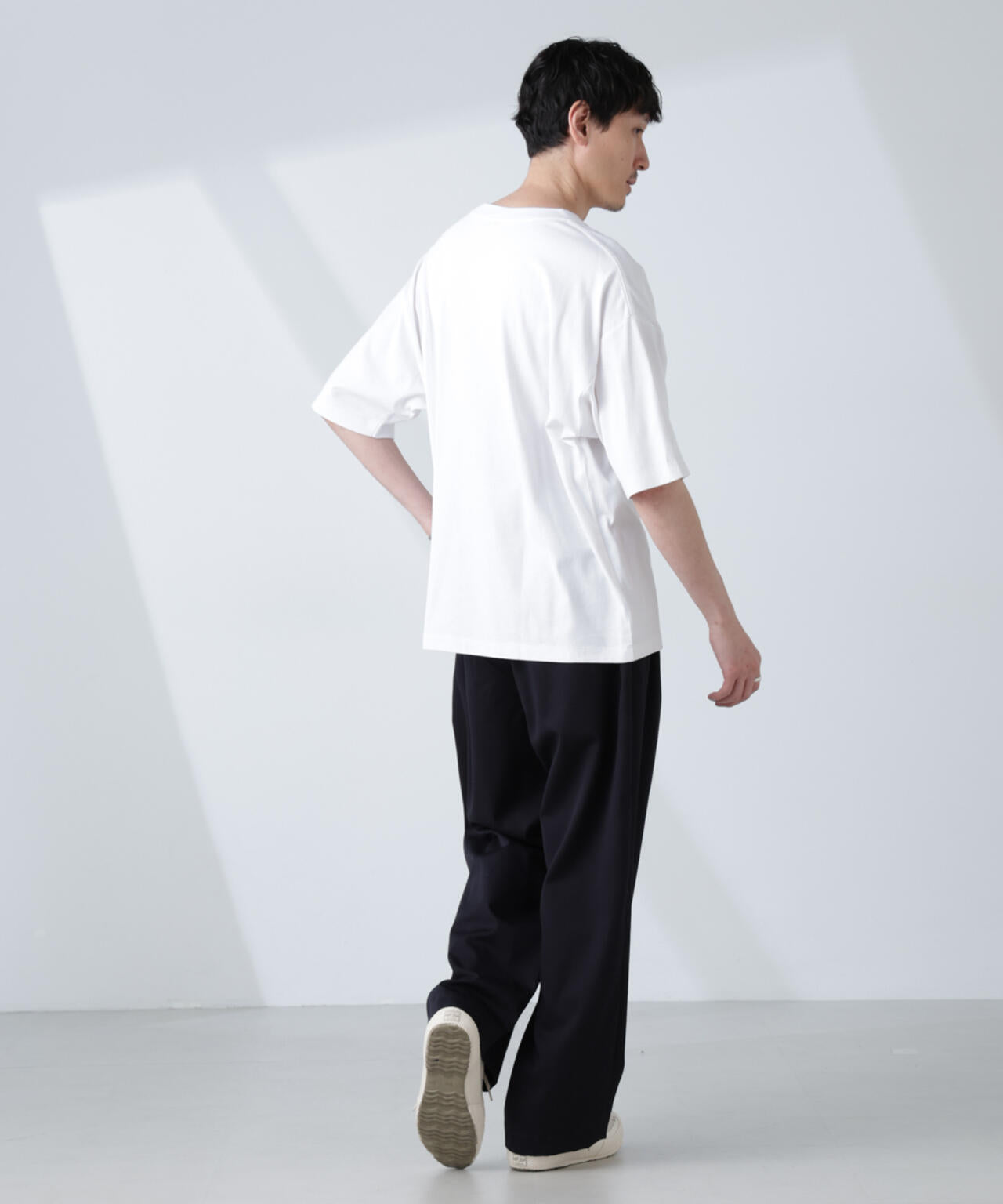 WEB限定/Anti Soaked(R) 汗染み防止 クルーネック ビッグシルエットTシャツ