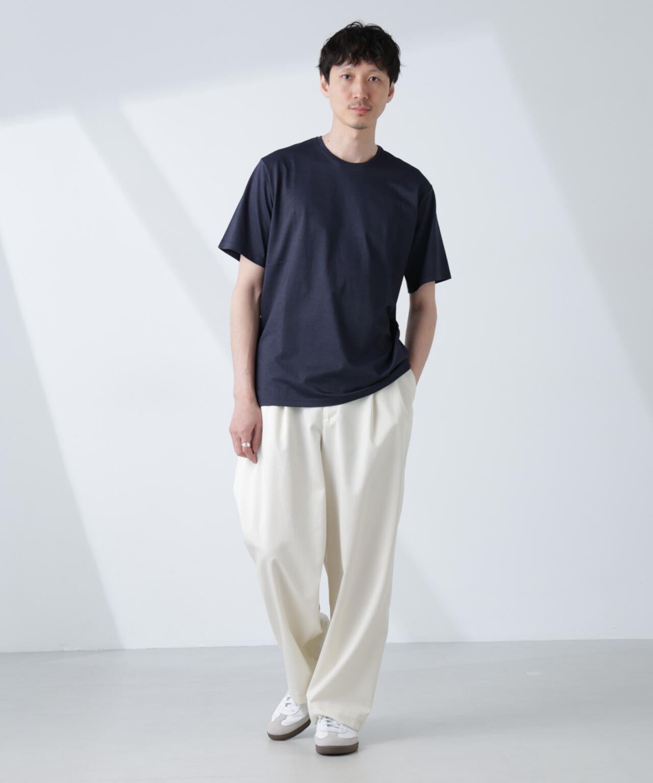 ソラーロライトストレッチクルーネックTシャツ(セットアップ可)