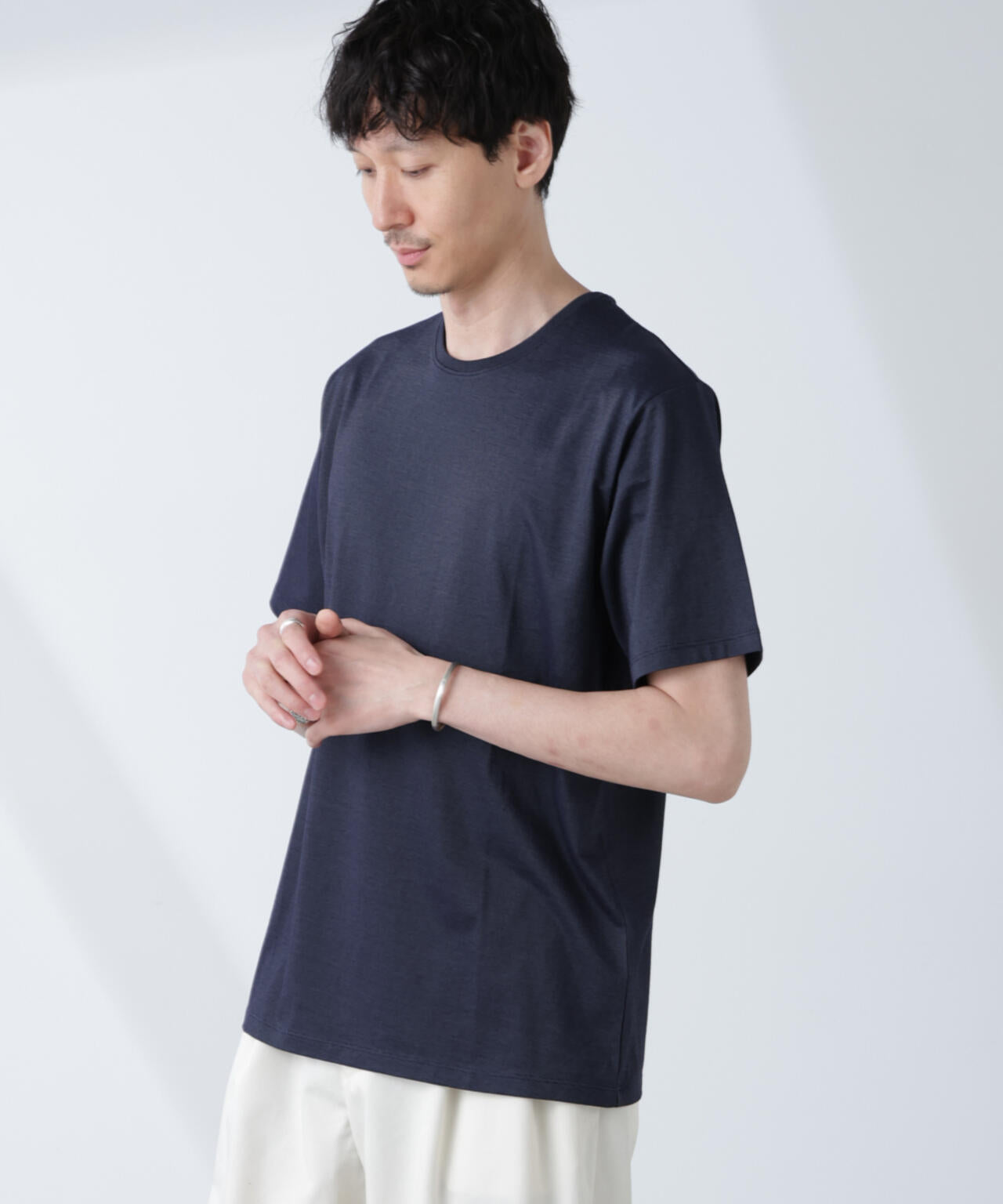 ソラーロライトストレッチクルーネックTシャツ(セットアップ可)