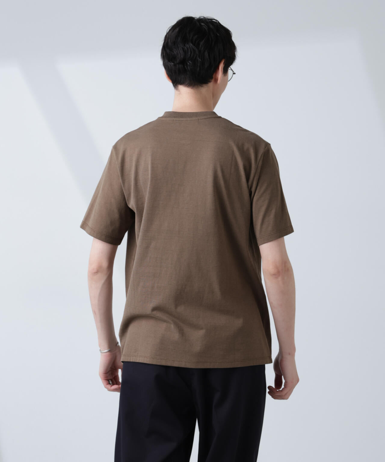 ソラーロライトストレッチヘンリーネックTシャツ(セットアップ可)