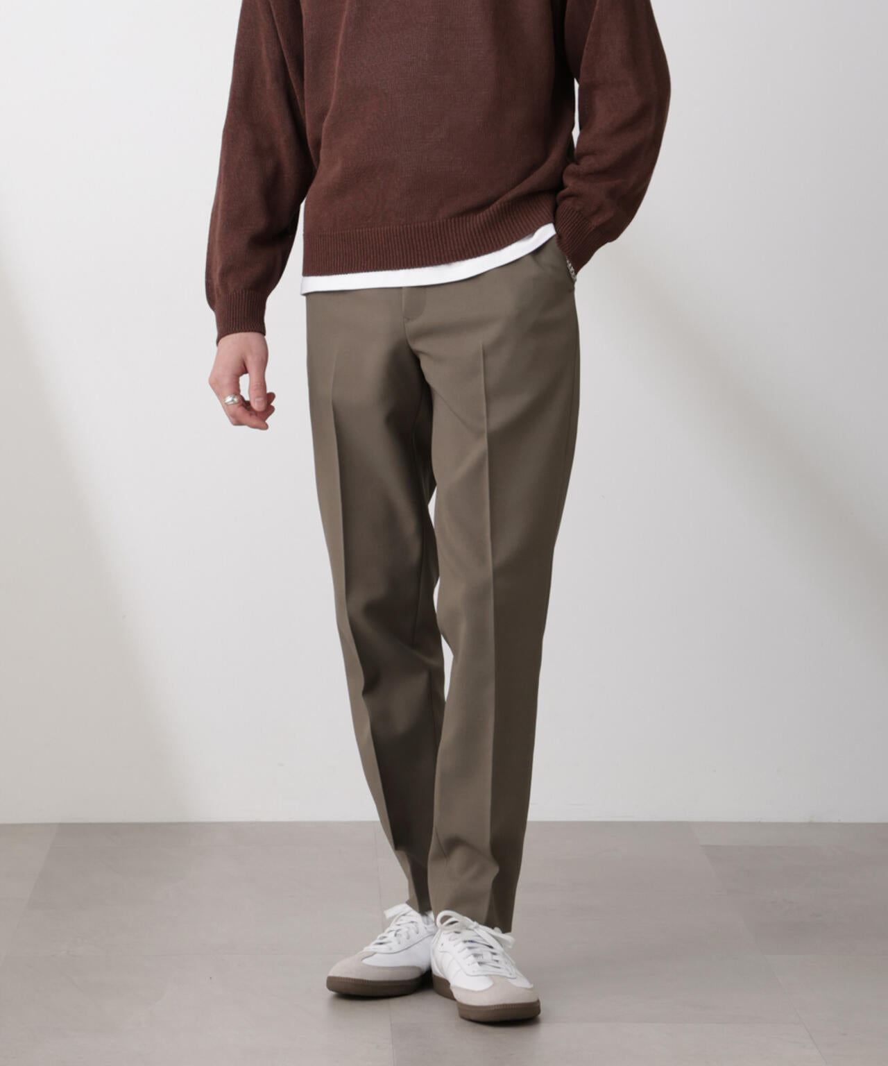 「SOIGNE」ECOPET(R)×AERO ツイルストレッチスラックス