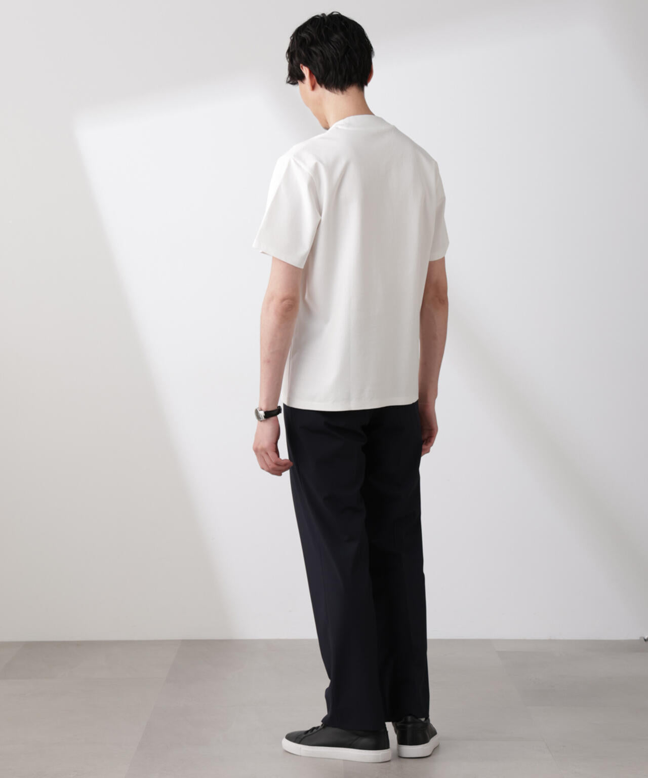 「N TROUSERS BASIC」トロピカルストレッチストレートパンツ(セットアップ可)