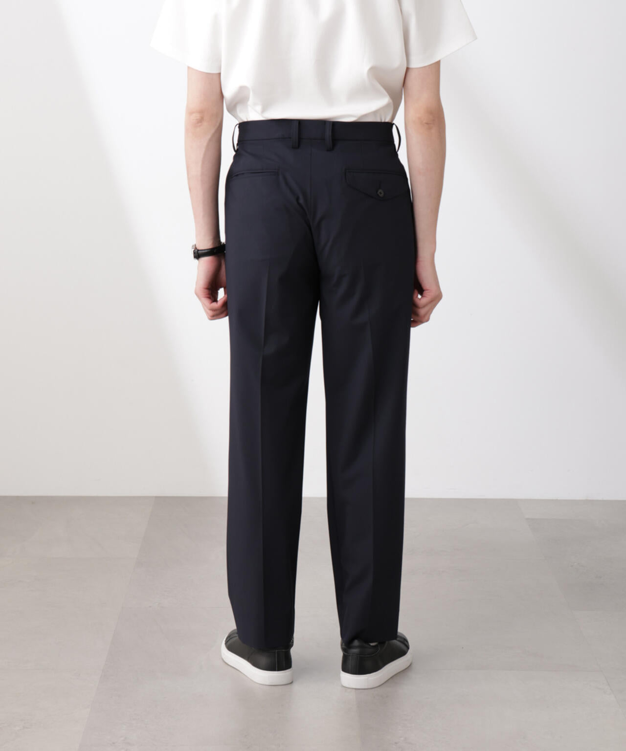 「N TROUSERS BASIC」トロピカルストレッチストレートパンツ(セットアップ可)