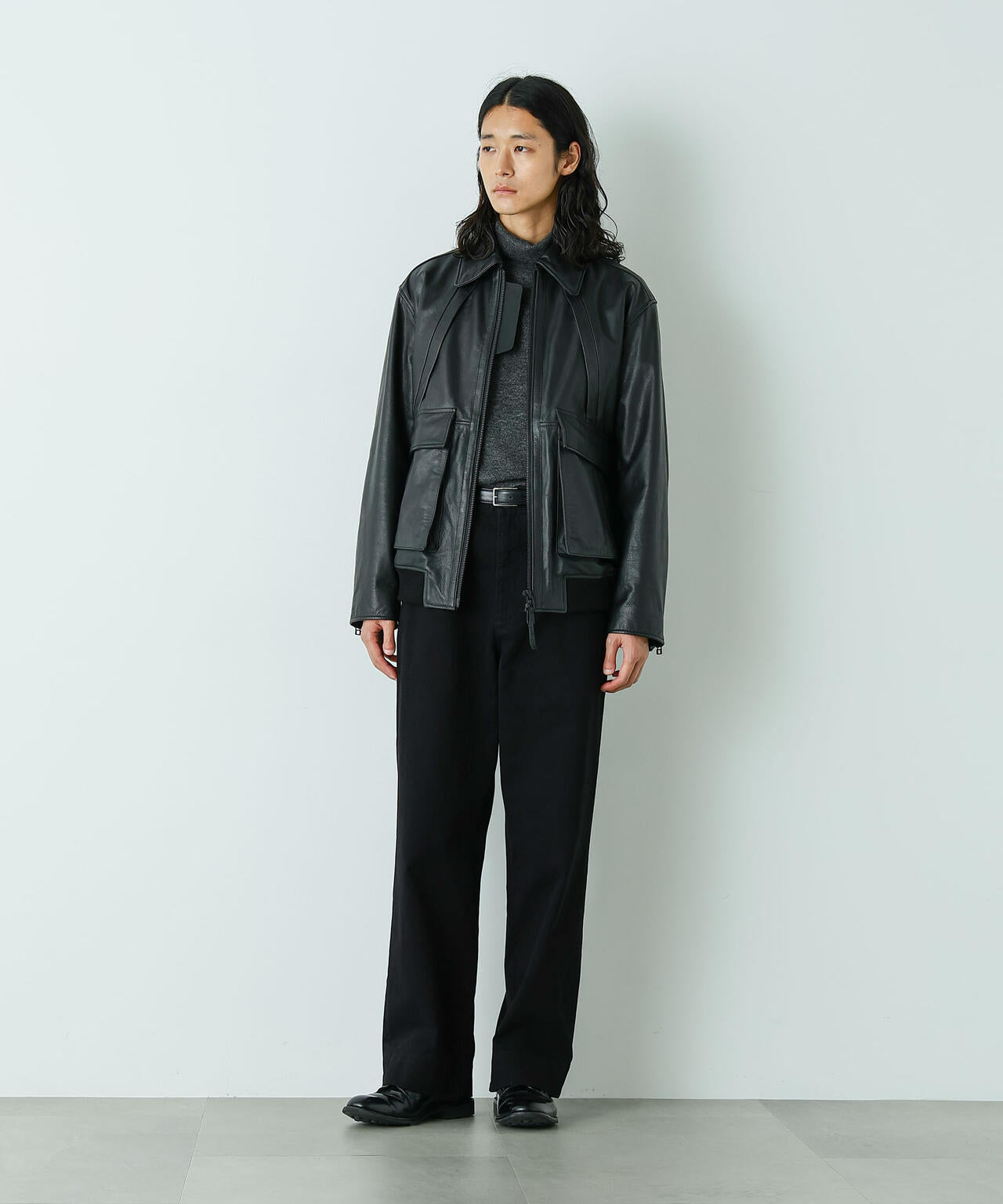 「HOTEL PALACE」 シングルライダース レザーJKT