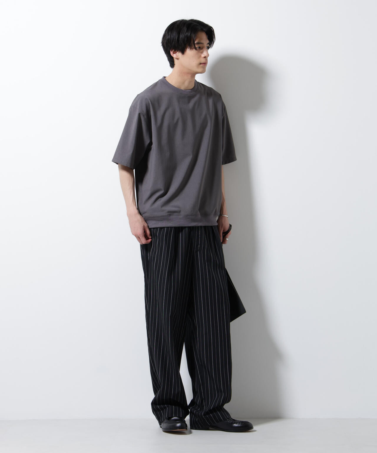 エアリーストレッチ布帛Tシャツ