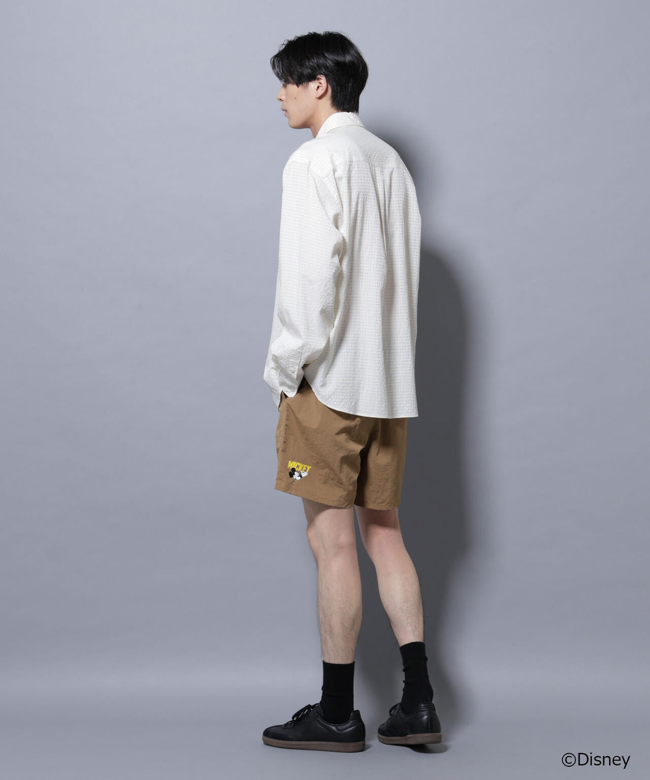 「NJ/CLUB」 ミッキーマウス/ナイロンショーツ