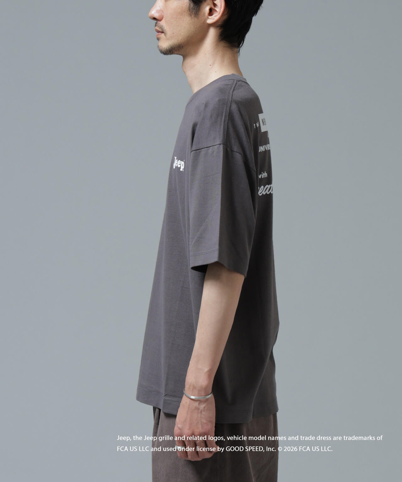 GOOD ROCK SPEED×Anti Soaked(R) 汗染み防止 ジープ Tシャツ