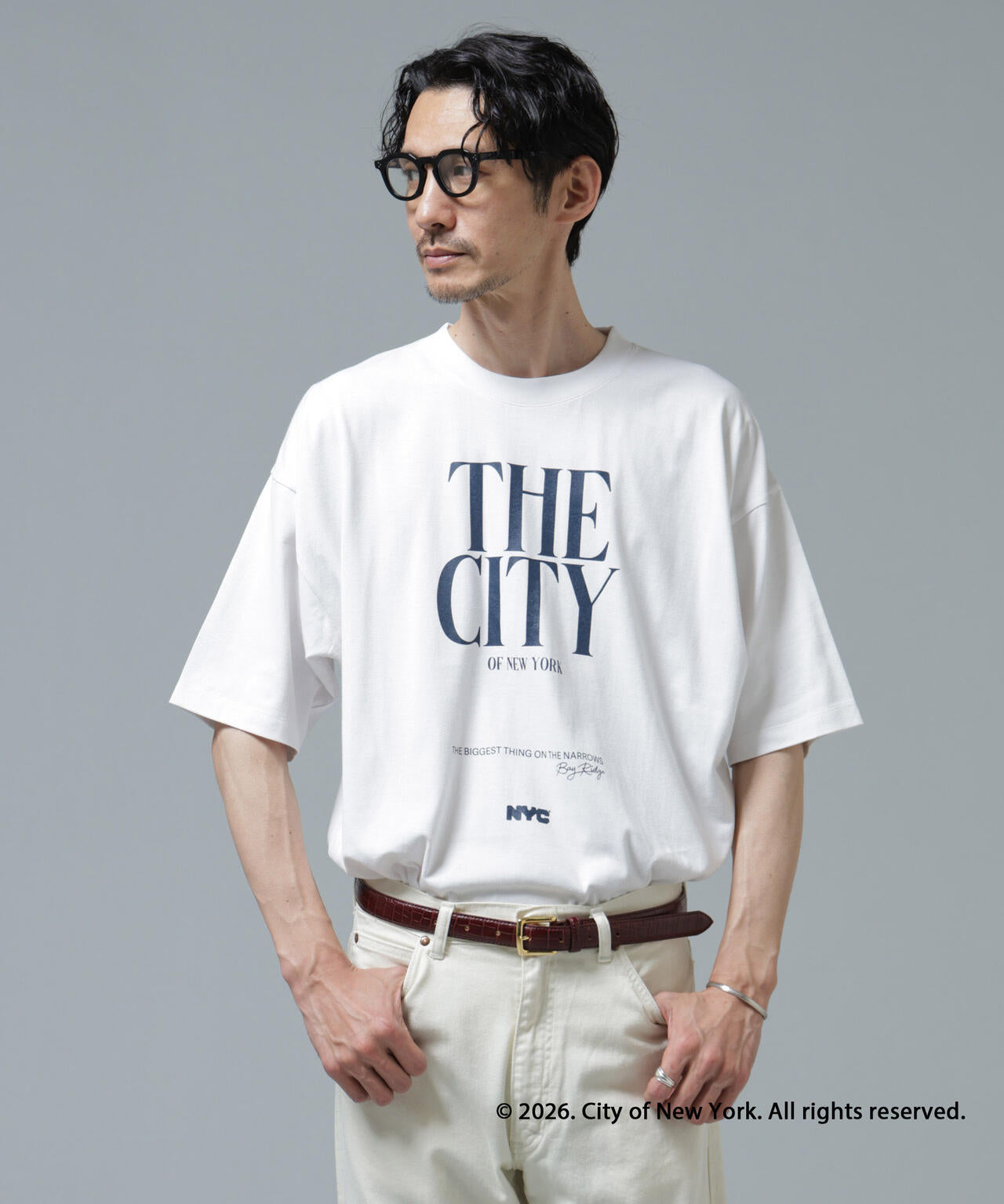 GOOD ROCK SPEED×Anti Soaked(R) 汗染み防止 NYC Tシャツ