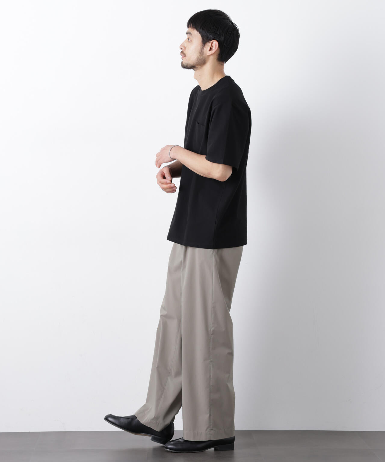 「Meaningful Continuity」coveross(R) ツイル調 冷感プレーティング天竺 ポケットTシャツ