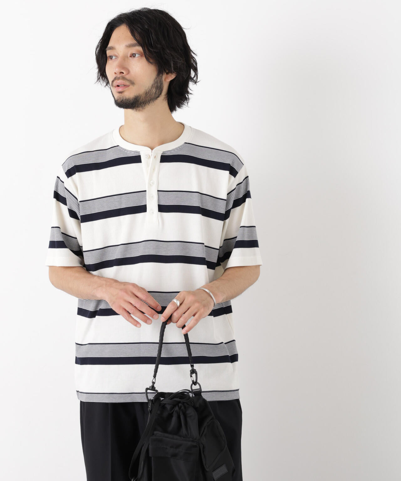 181cm B:75 W:73 H:90 着用サイズ:L