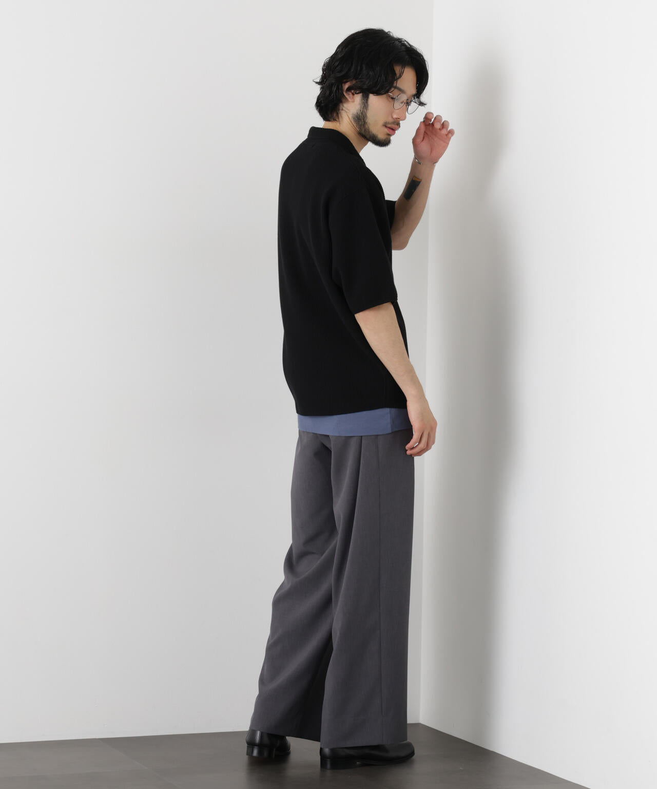 「OtoNANO」大人のワイドパンツ Reflax(R) ECOウエザークロスパンツ