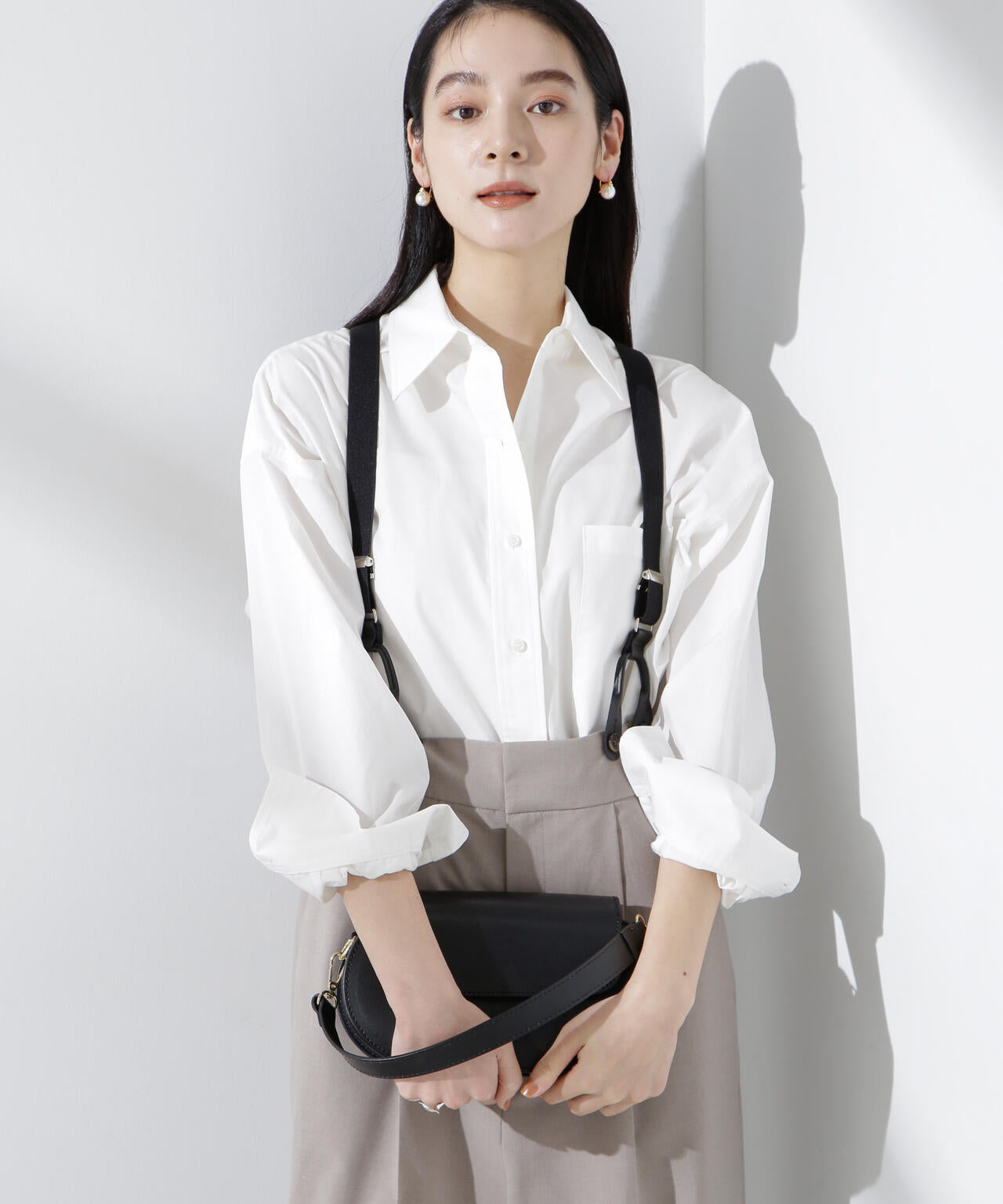 バッククロスオーバーシャツ