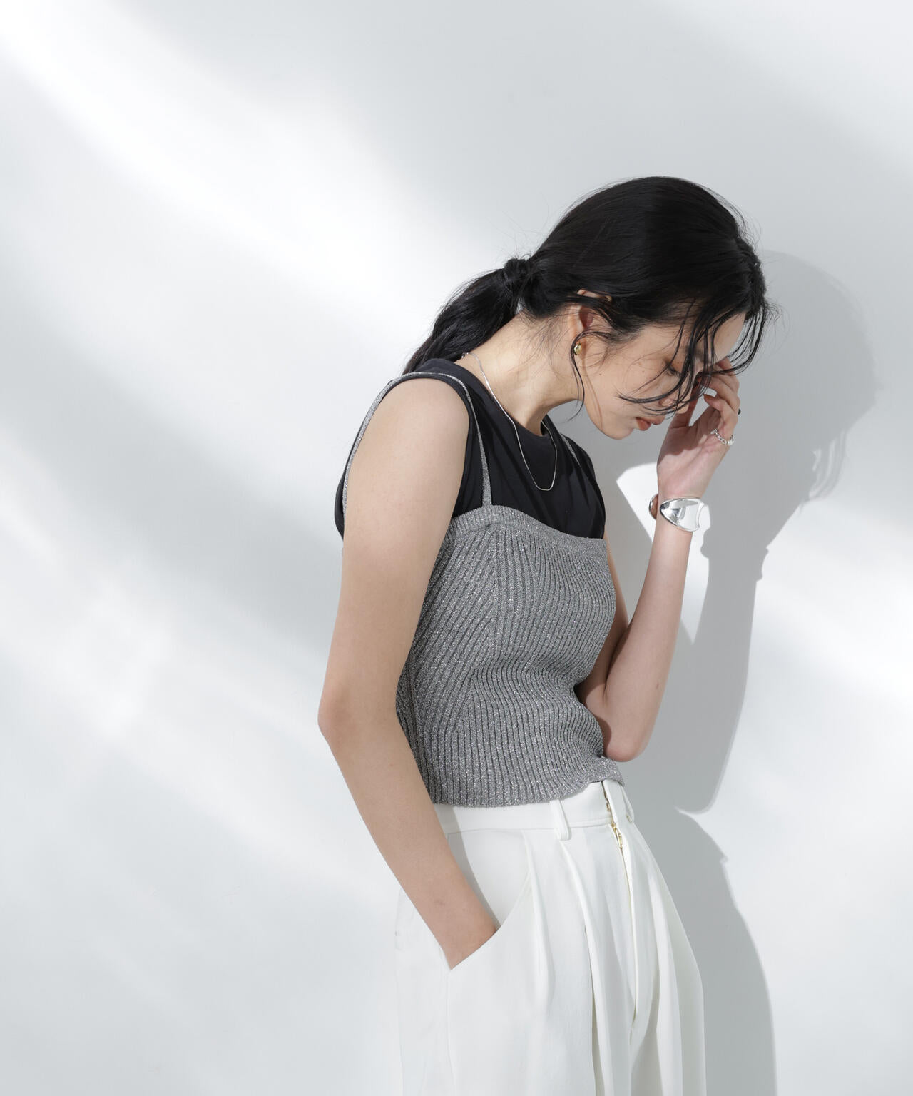 Anti Soaked(R) 汗染み防止ノースリーブTシャツ