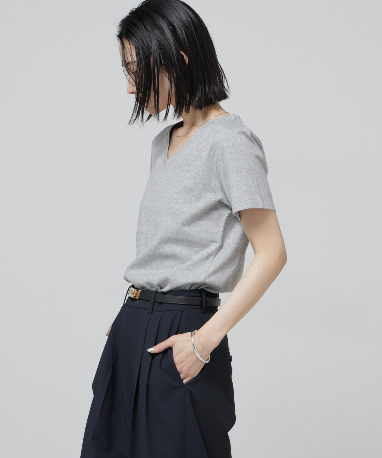 Anti Soaked(R) 汗染み防止VネックTシャツ