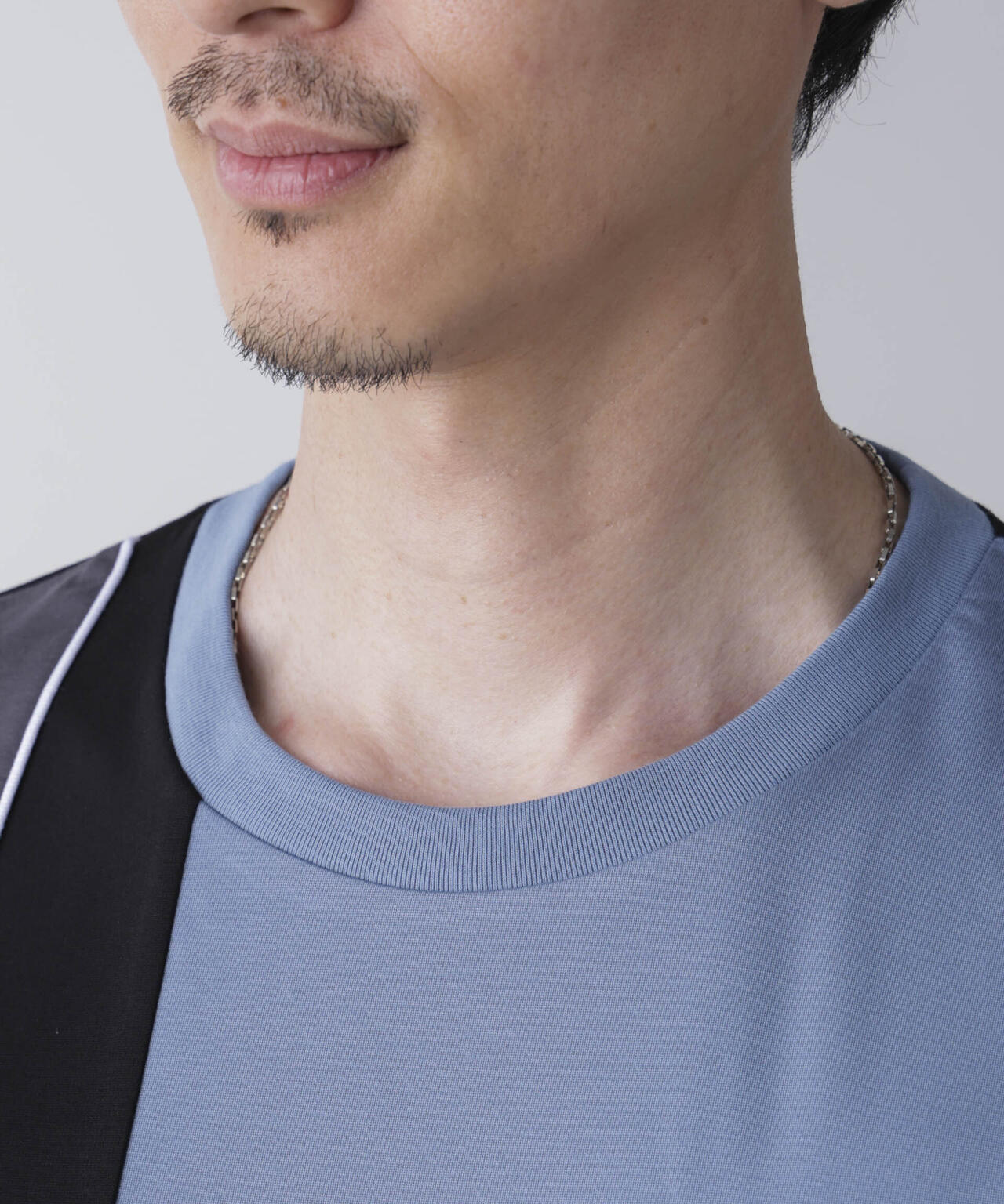 リラックス切り替えスムースTシャツ 半袖