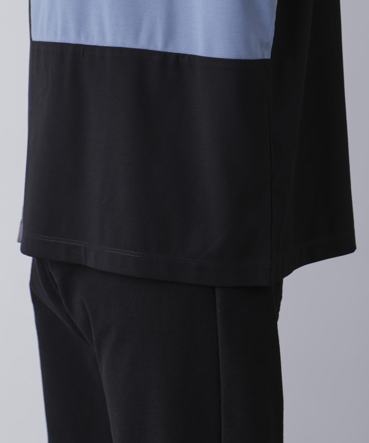 リラックス切り替えスムースTシャツ 半袖