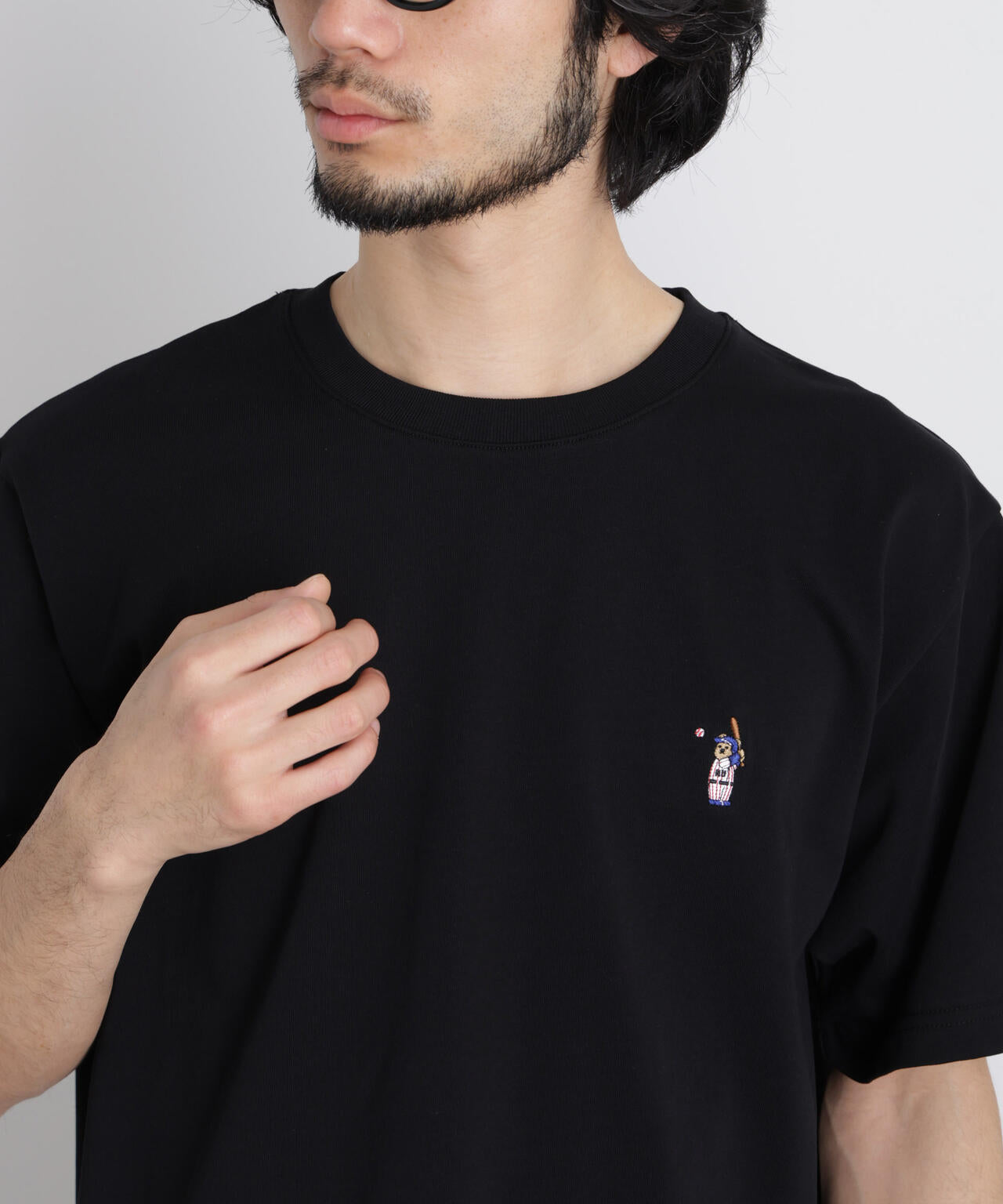 ナノベア Tシャツ 半袖 ベースボール