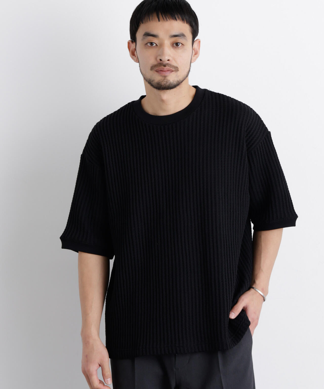 オニワッフルワイドTシャツ 半袖