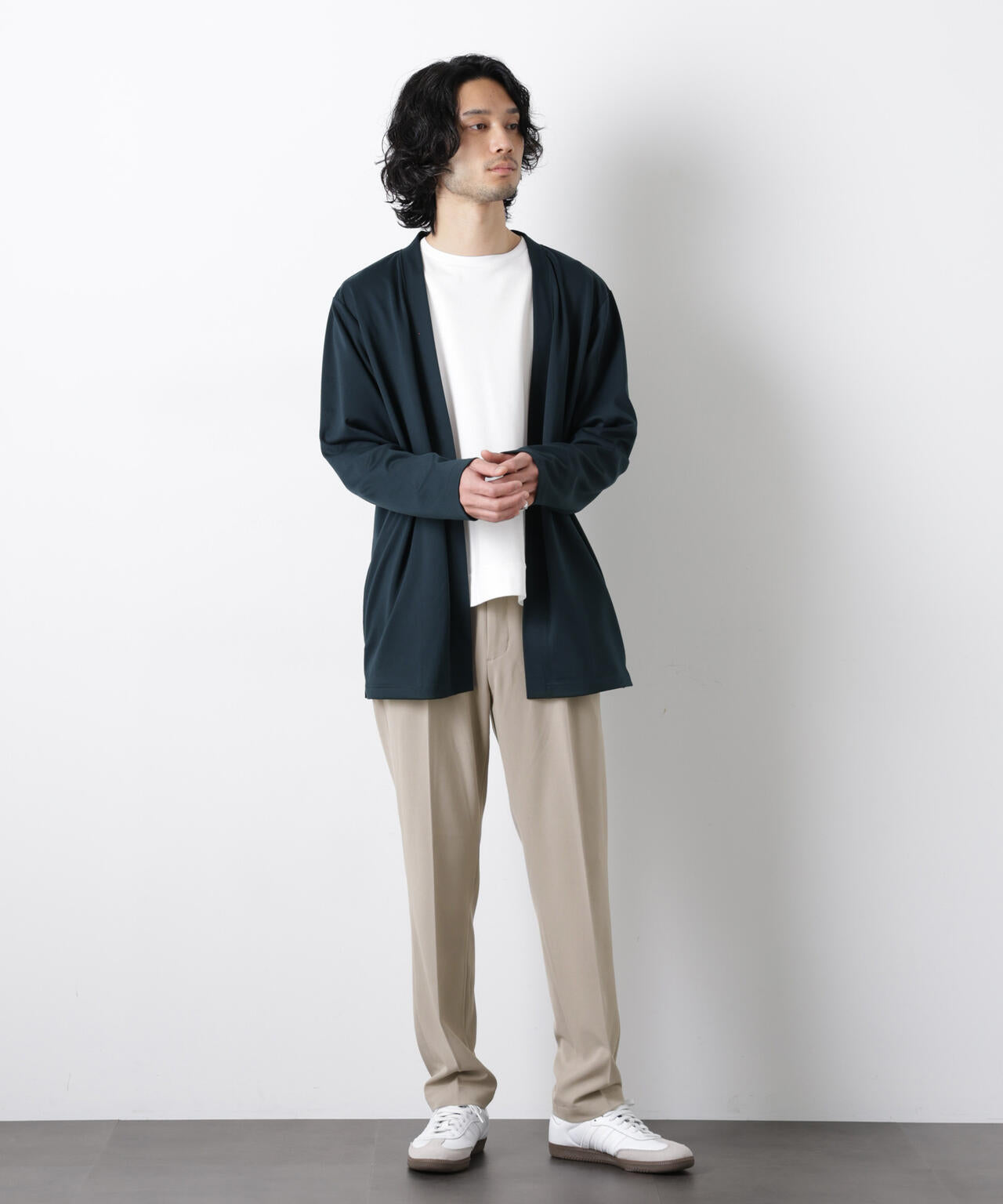 ALWAYS EASY ワンタックスラックス(セットアップ可)