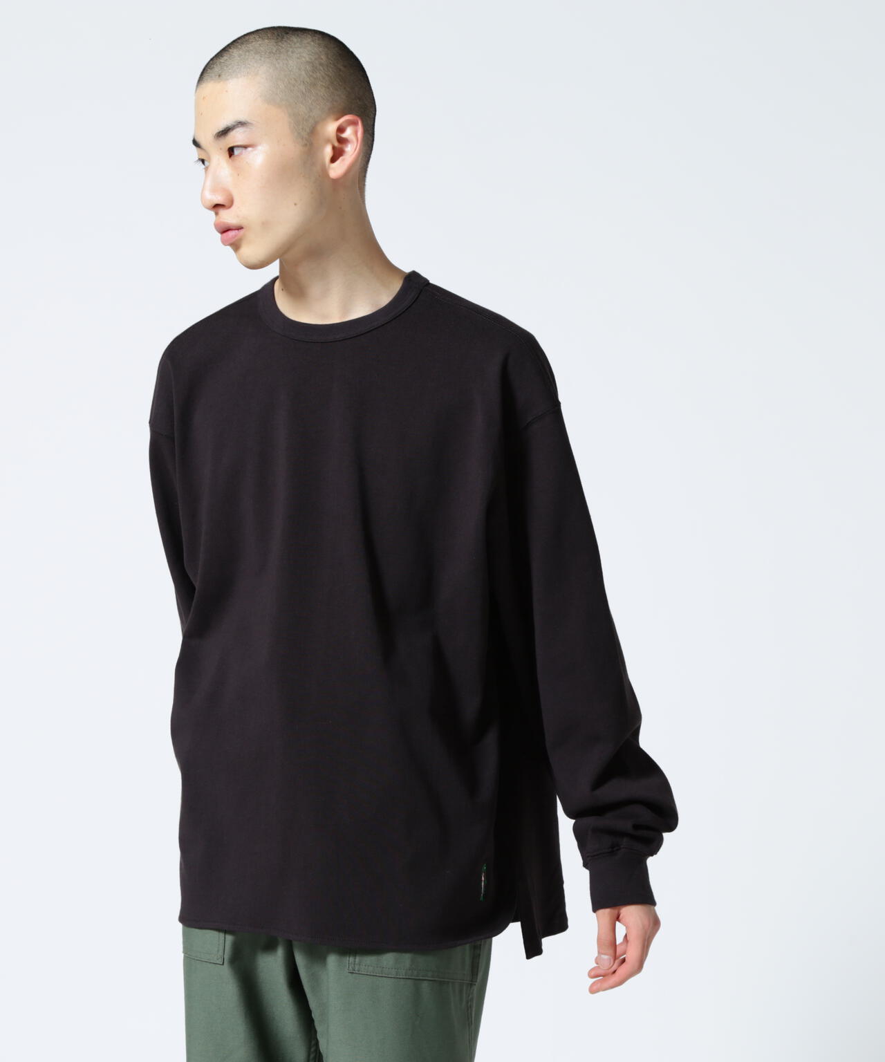 MANASTASH/マナスタッシュ MS TUCK LONG SLEEVE TEE タックロングスリーブティー