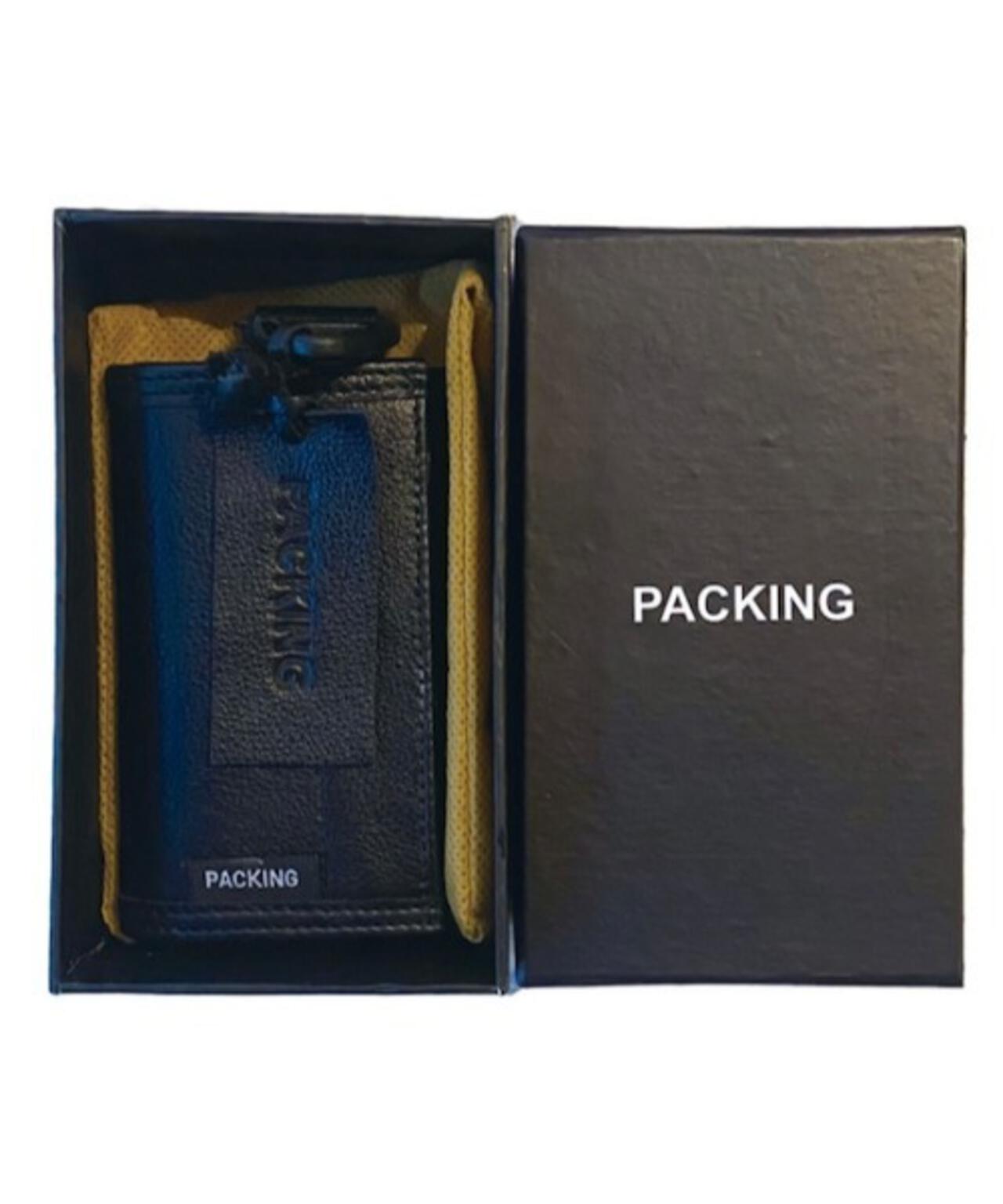 PACKING/パッキング LEATHER COMPACT WALLET PA-028
