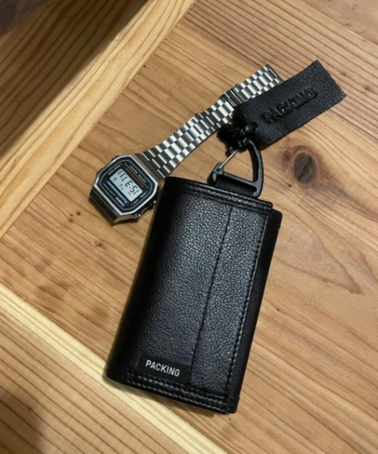 PACKING/パッキング LEATHER COMPACT WALLET PA-028